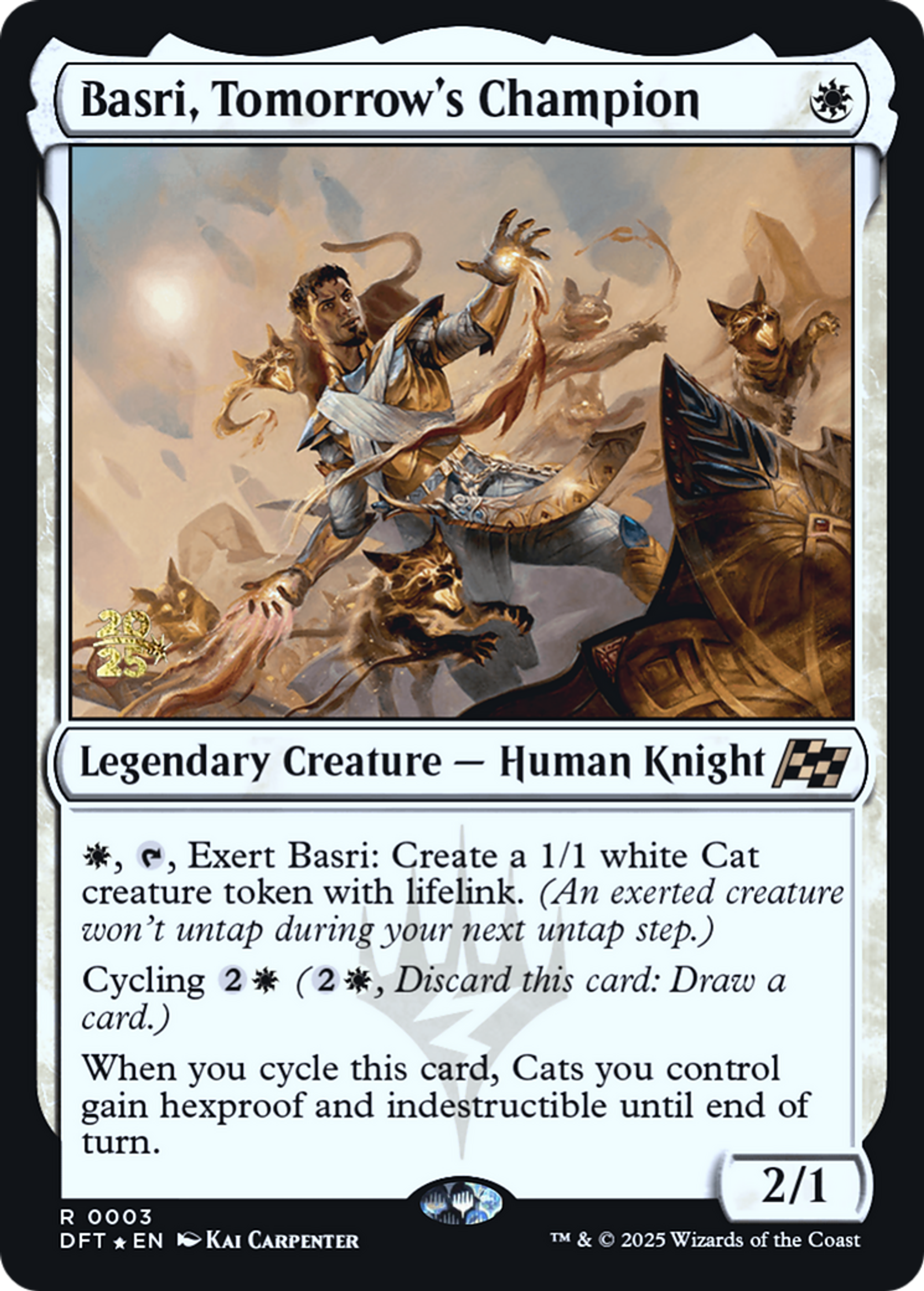 Basri, Tomorrow's Champion — Aetherdrift Promos — Magic: The Gathering