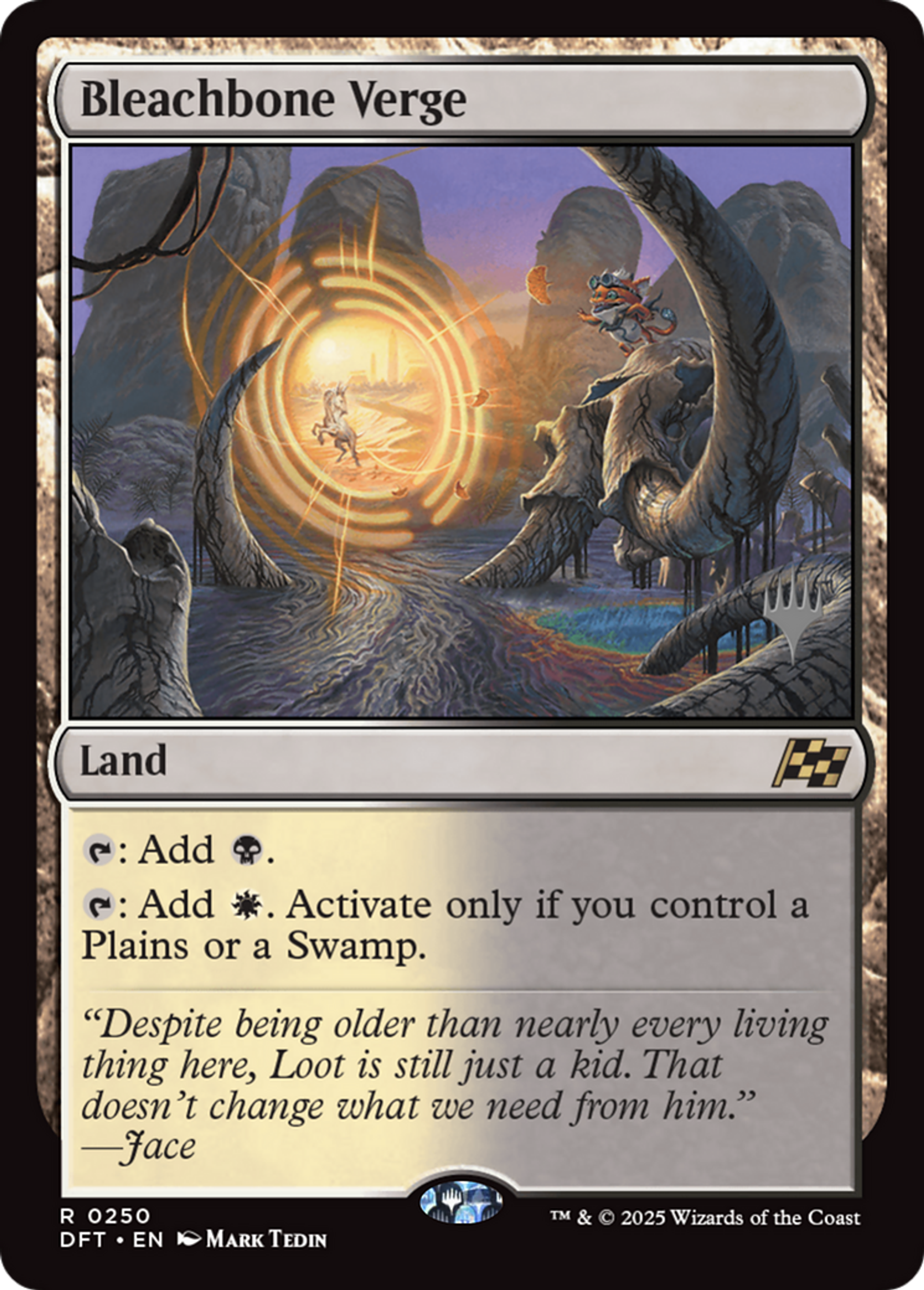 Bleachbone Verge — Aetherdrift Promos — Magic: The Gathering