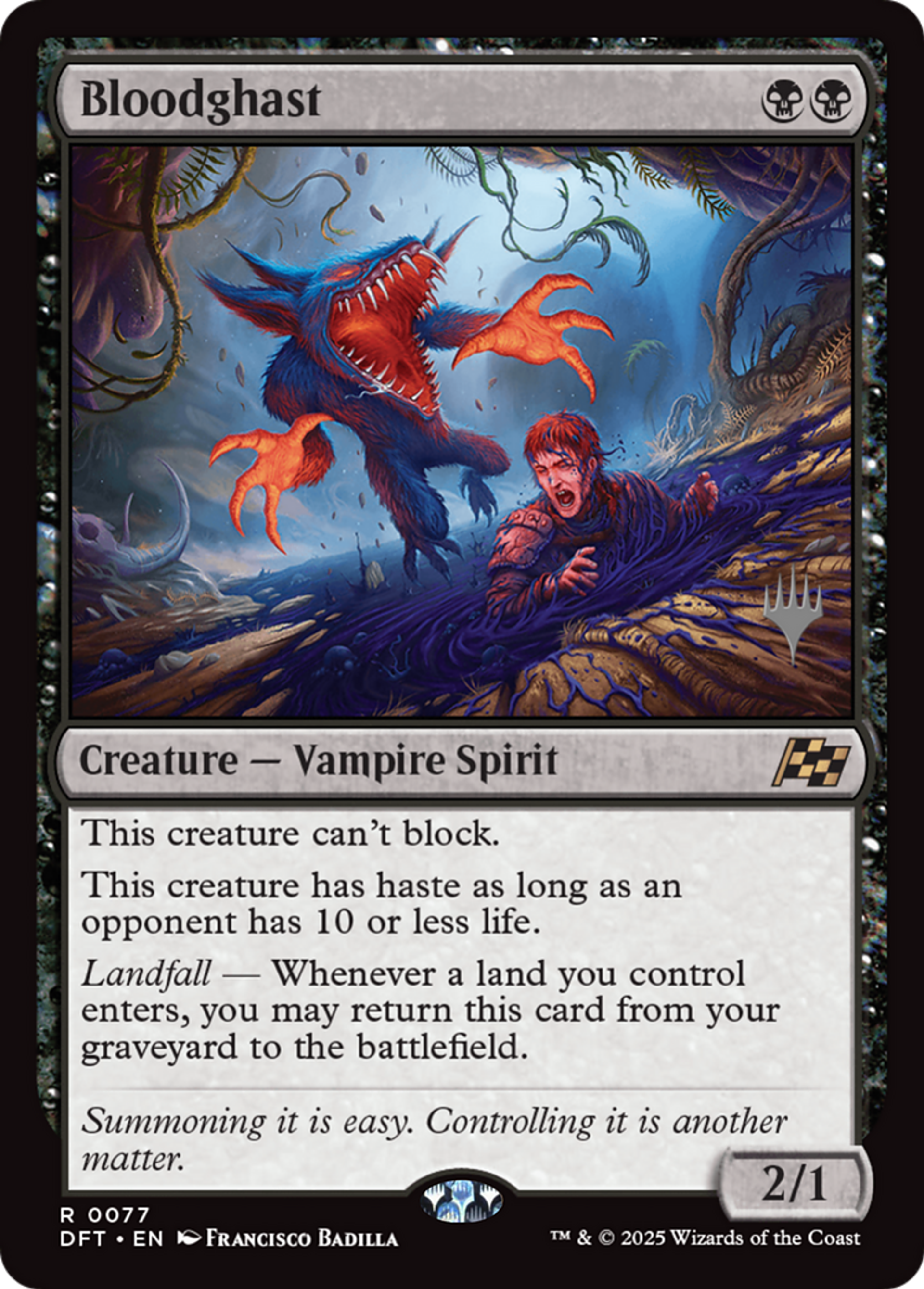 Bloodghast — Aetherdrift Promos — Magic: The Gathering