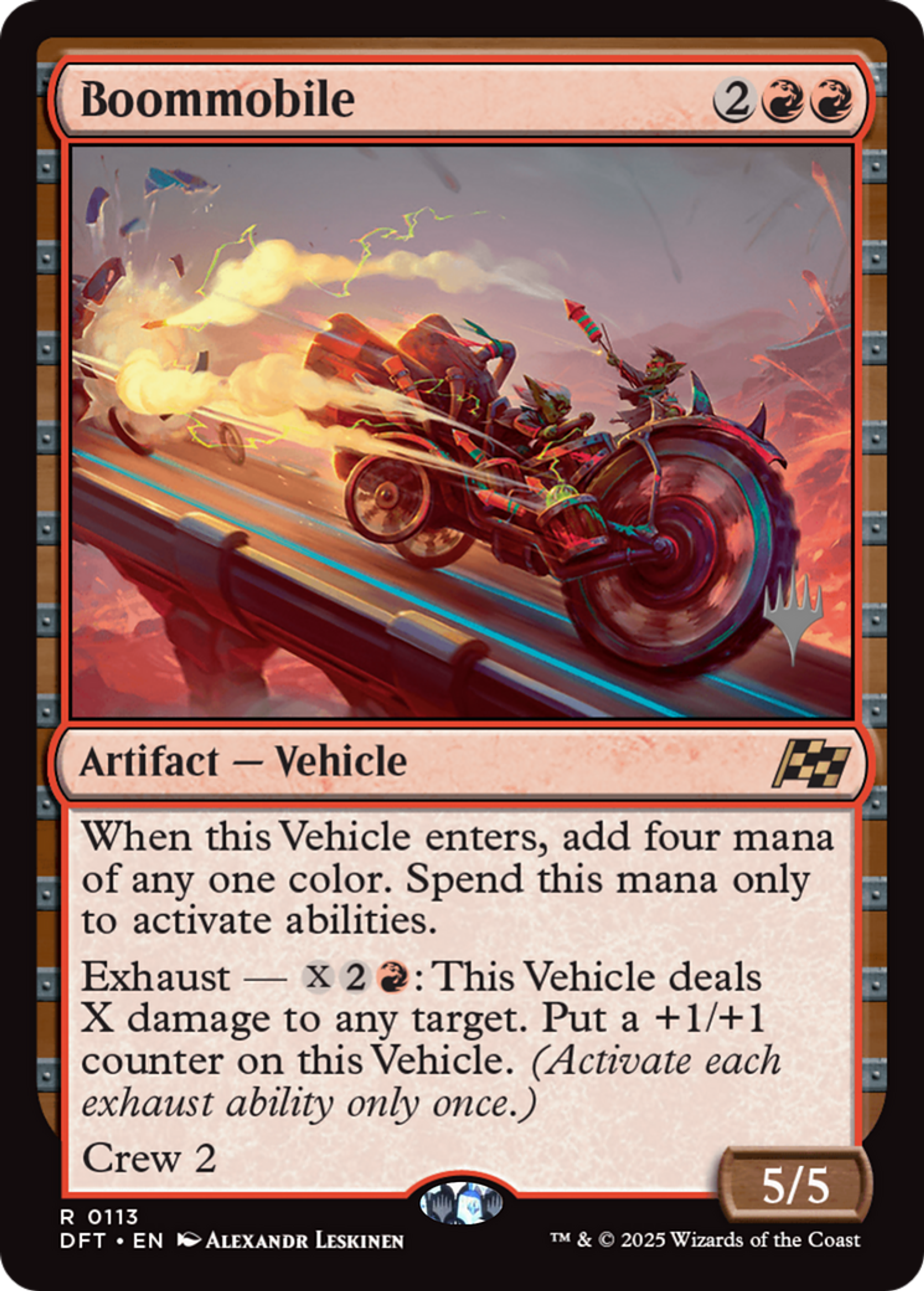 Boommobile — Aetherdrift Promos — Magic: The Gathering