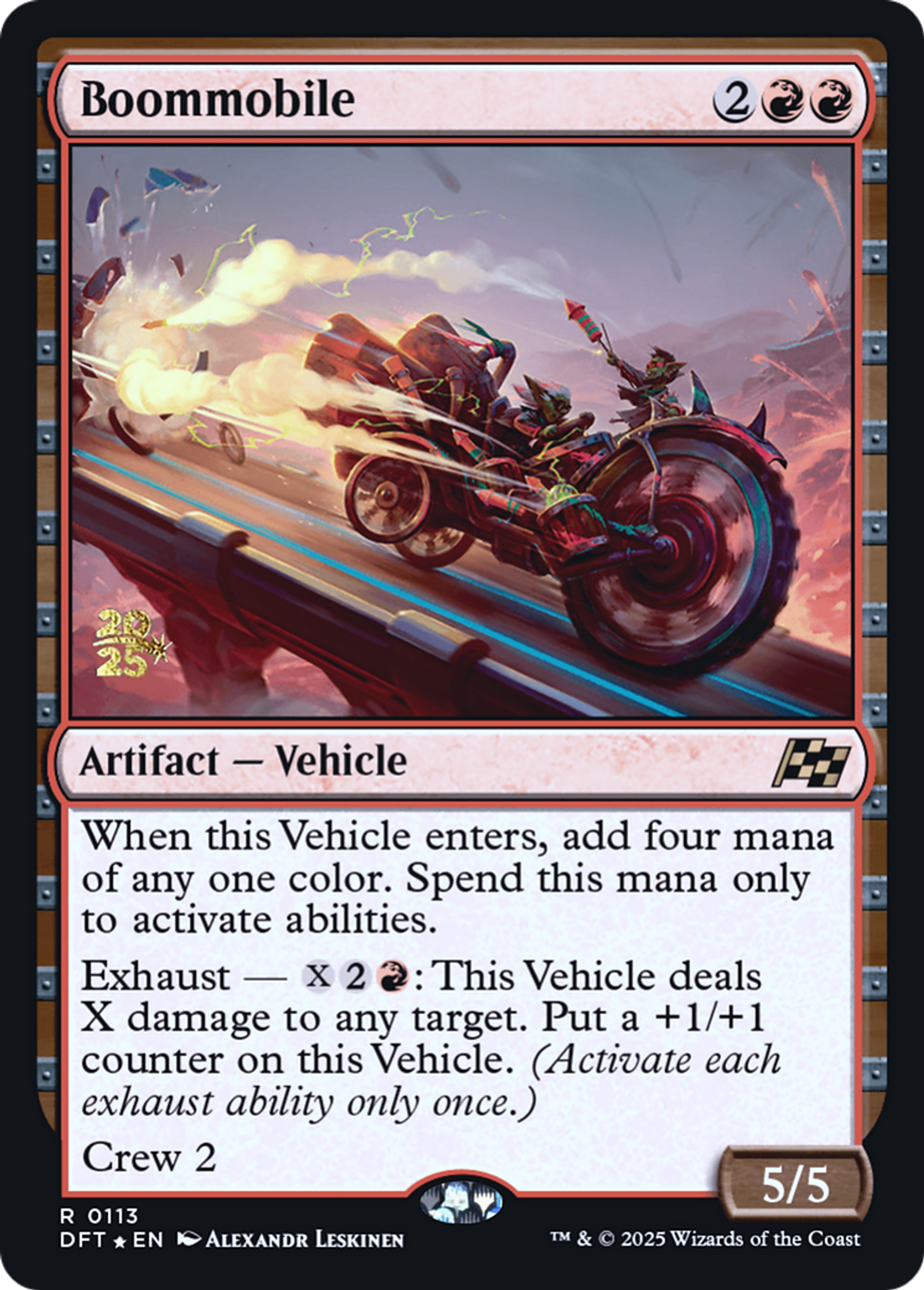 Boommobile — Aetherdrift Promos — Magic: The Gathering