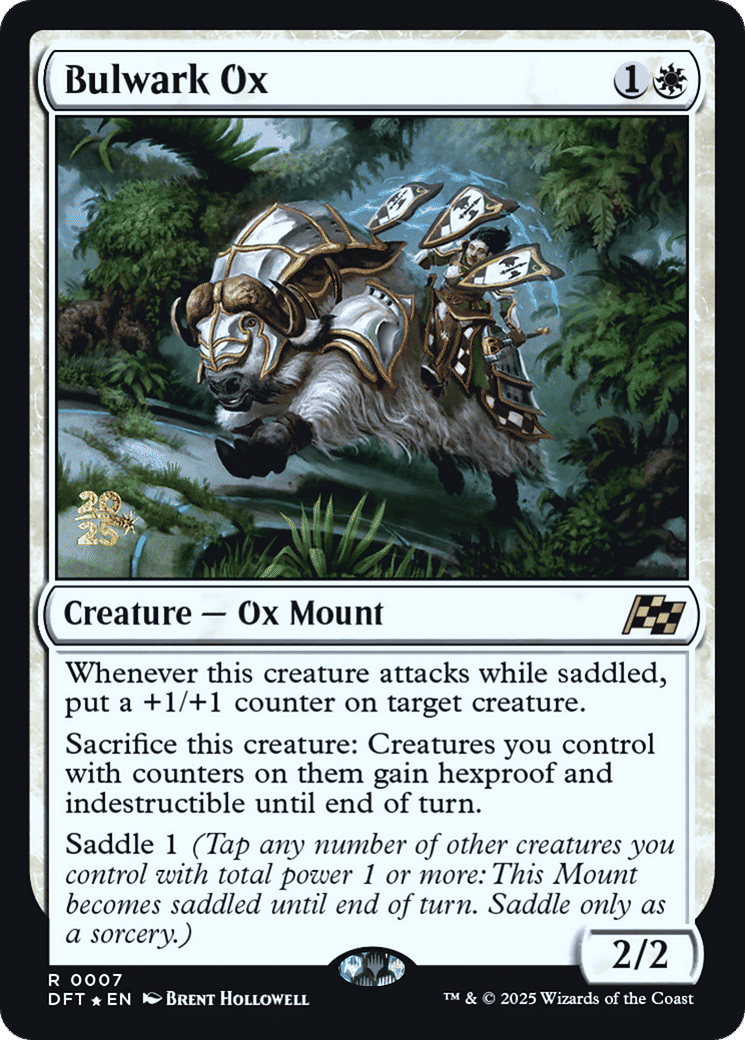 Bulwark Ox — Aetherdrift Promos — Magic: The Gathering