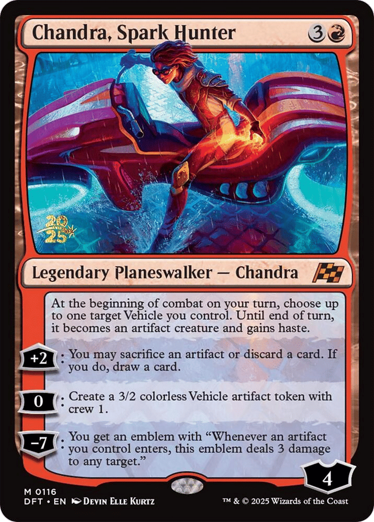 Chandra, Spark Hunter — Aetherdrift Promos — Magic: The Gathering