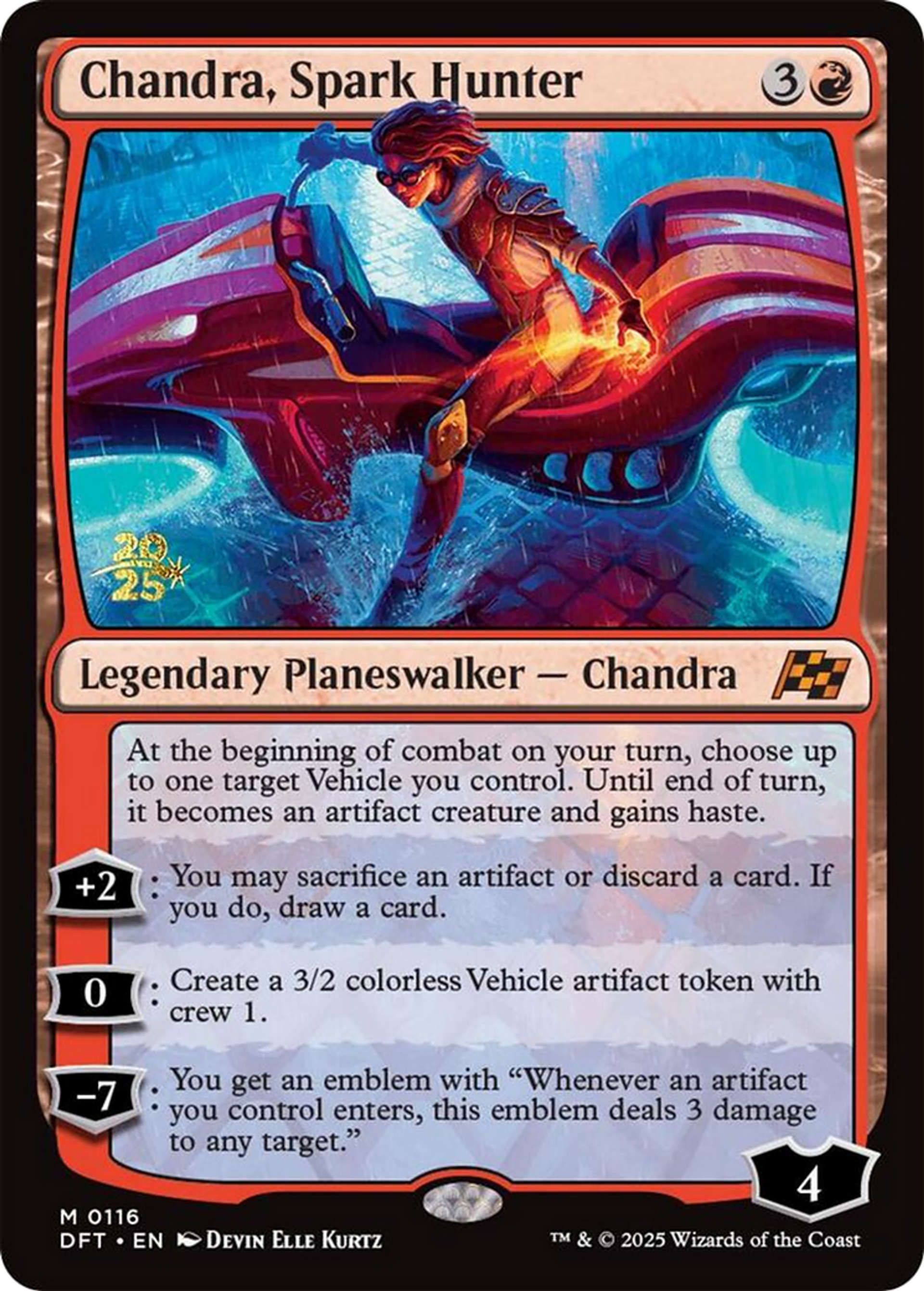 Chandra, Spark Hunter — Aetherdrift Promos — Magic: The Gathering