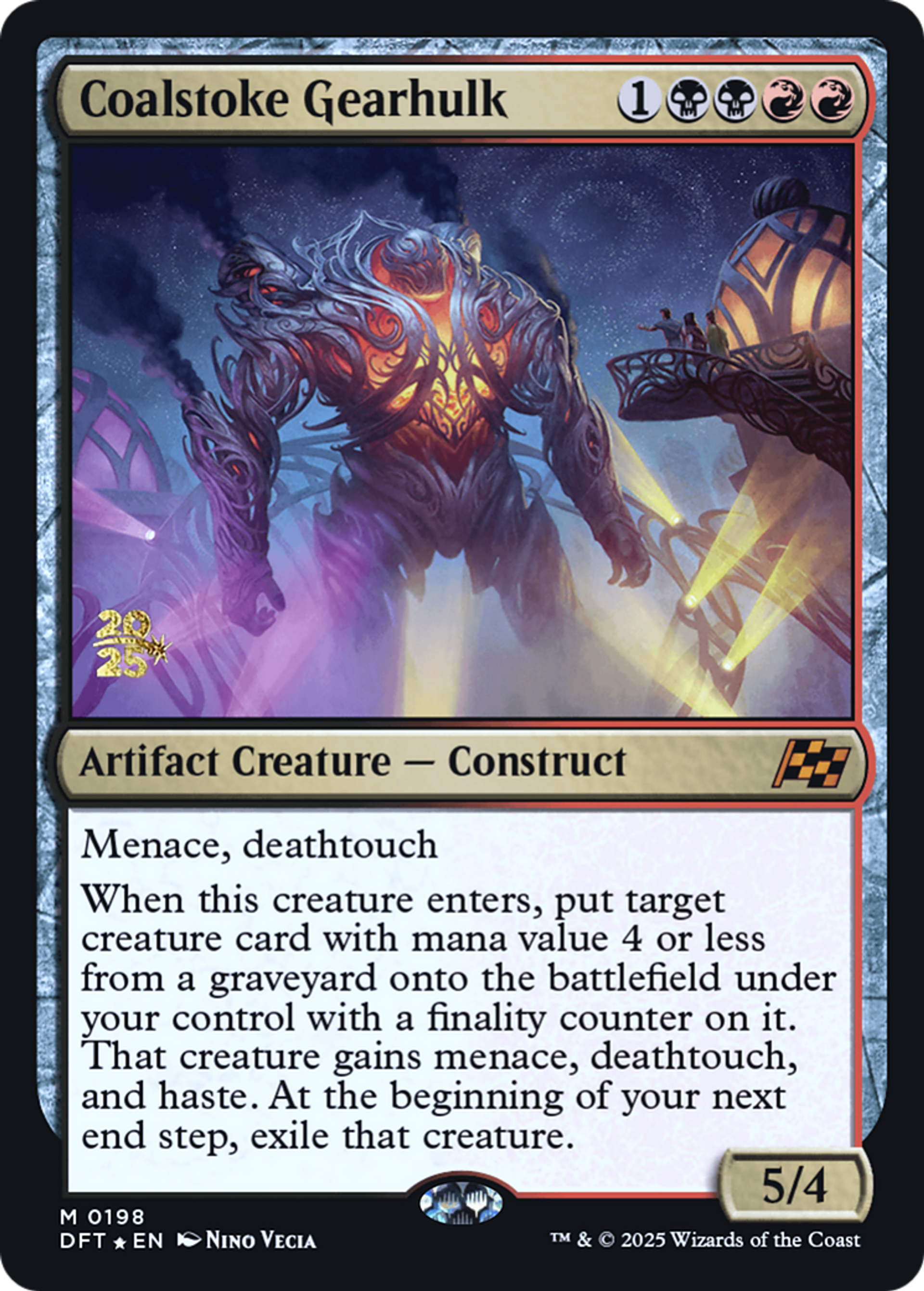 Coalstoke Gearhulk — Aetherdrift Promos — Magic: The Gathering