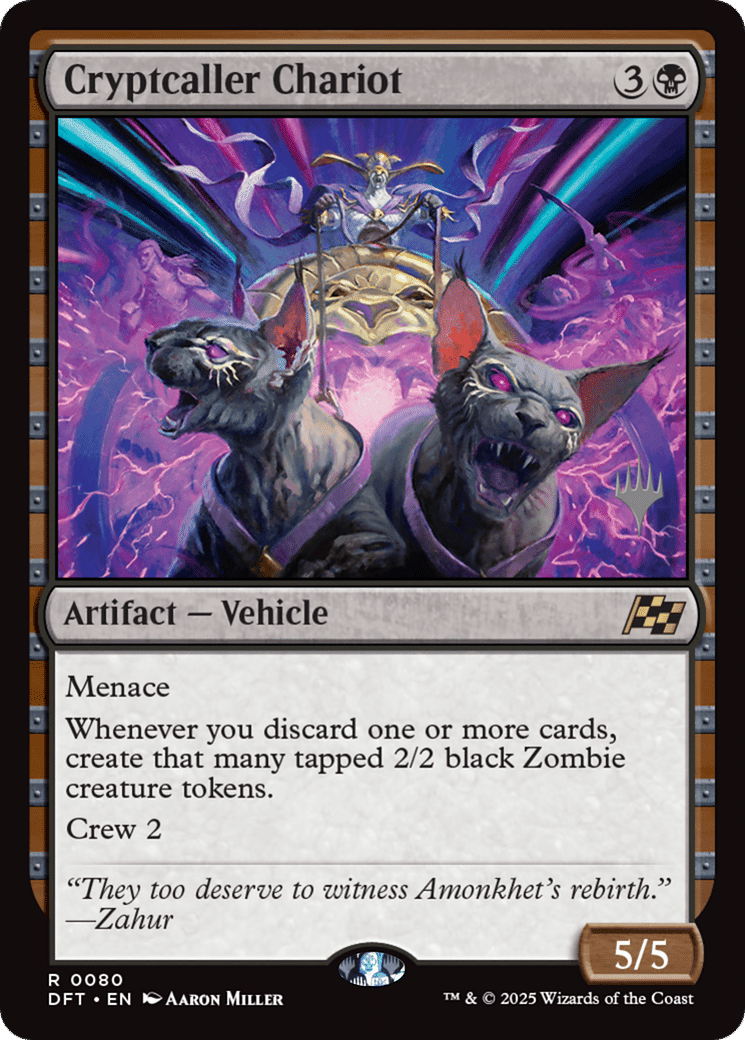 Cryptcaller Chariot — Aetherdrift Promos — Magic: The Gathering