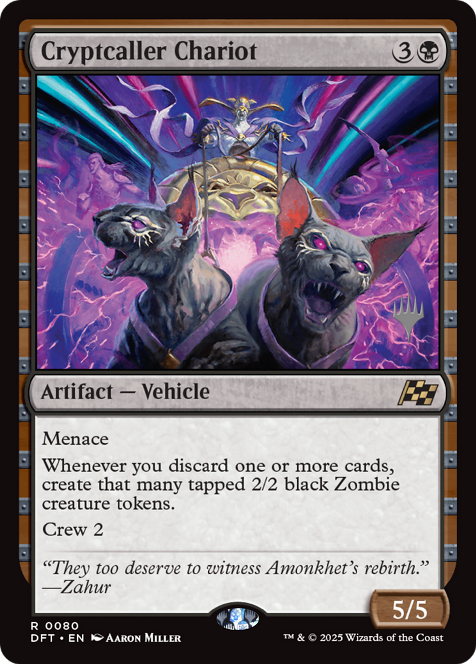 Cryptcaller Chariot — Aetherdrift Promos — Magic: The Gathering
