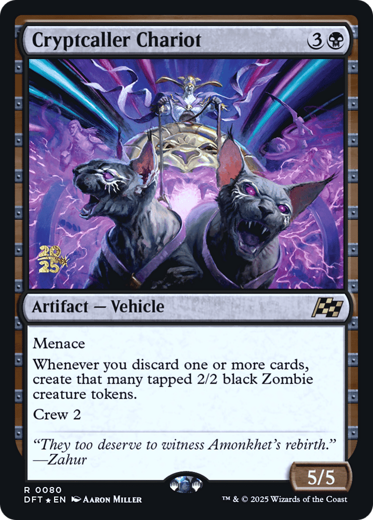 Cryptcaller Chariot — Aetherdrift Promos — Magic: The Gathering