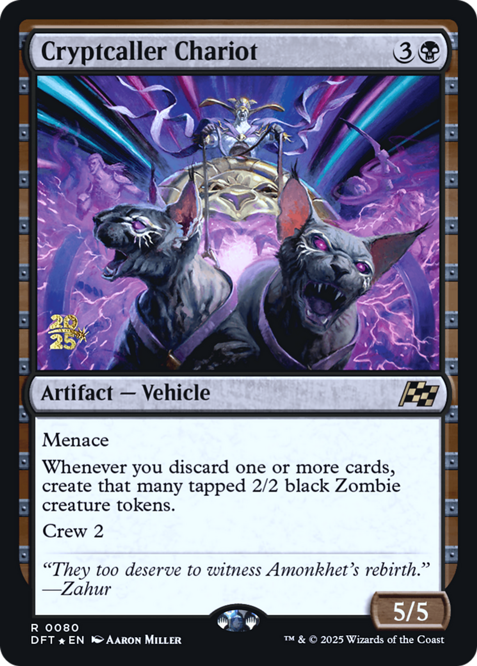 Cryptcaller Chariot — Aetherdrift Promos — Magic: The Gathering