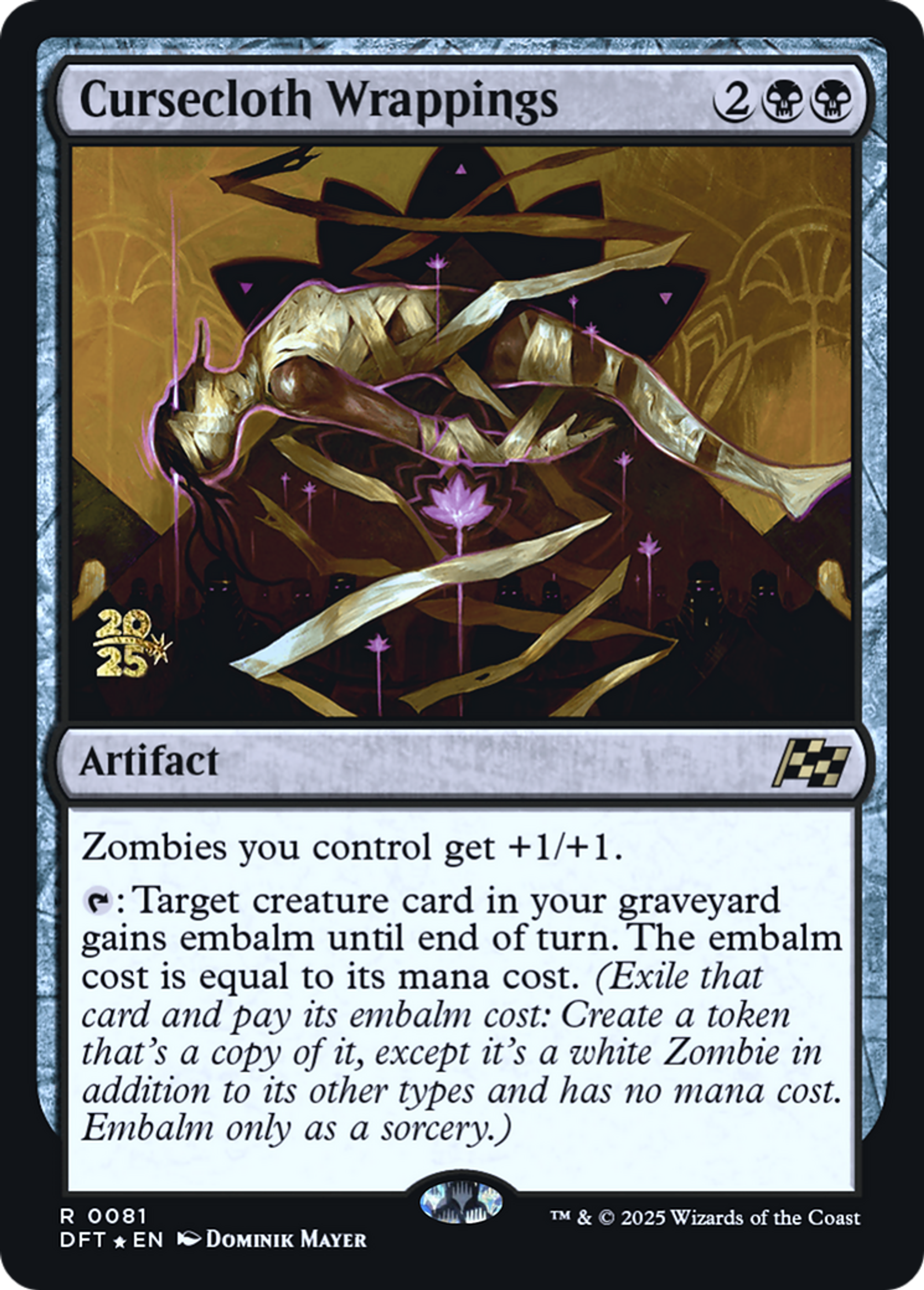 Cursecloth Wrappings — Aetherdrift Promos — Magic: The Gathering