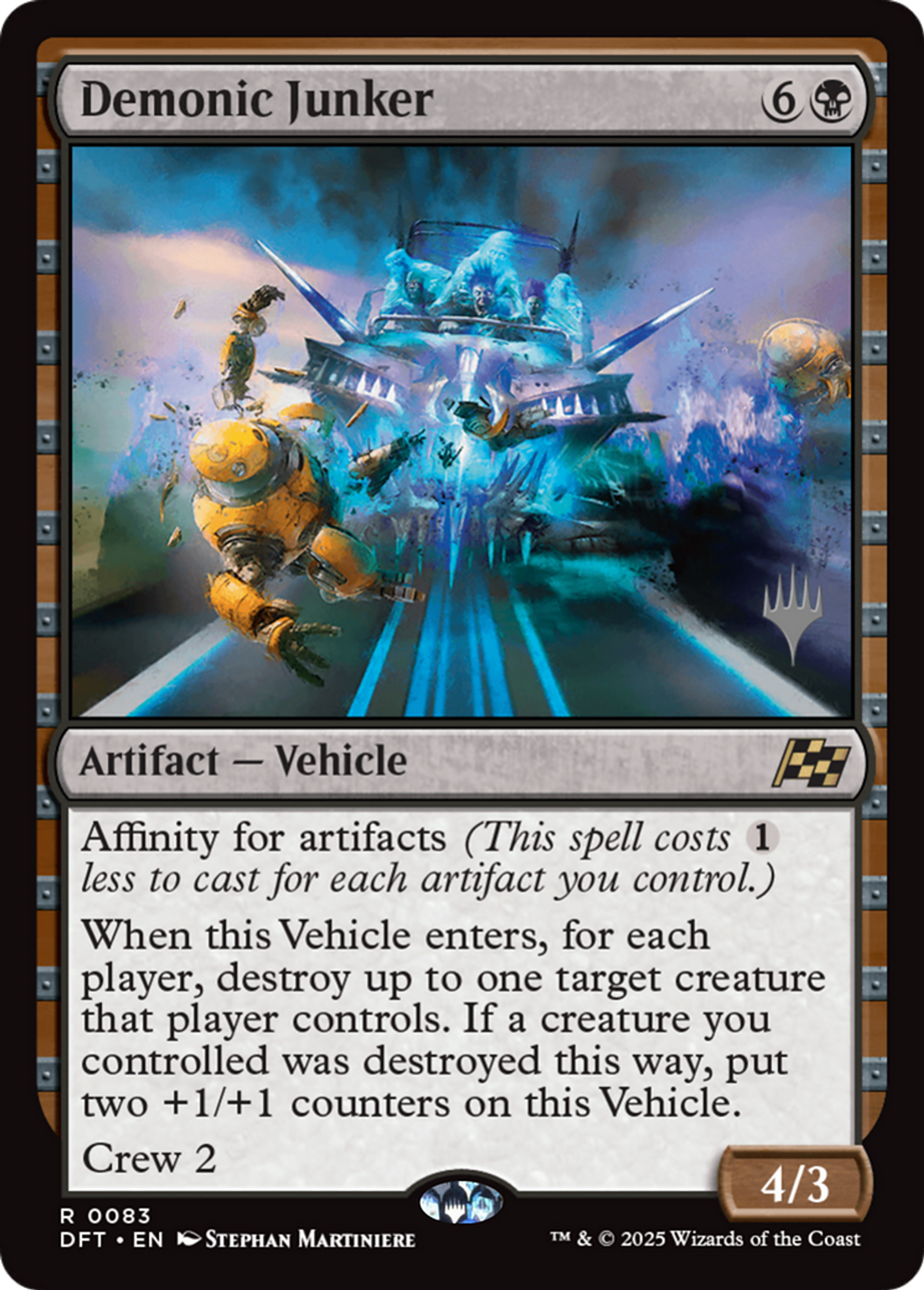 Demonic Junker — Aetherdrift Promos — Magic: The Gathering