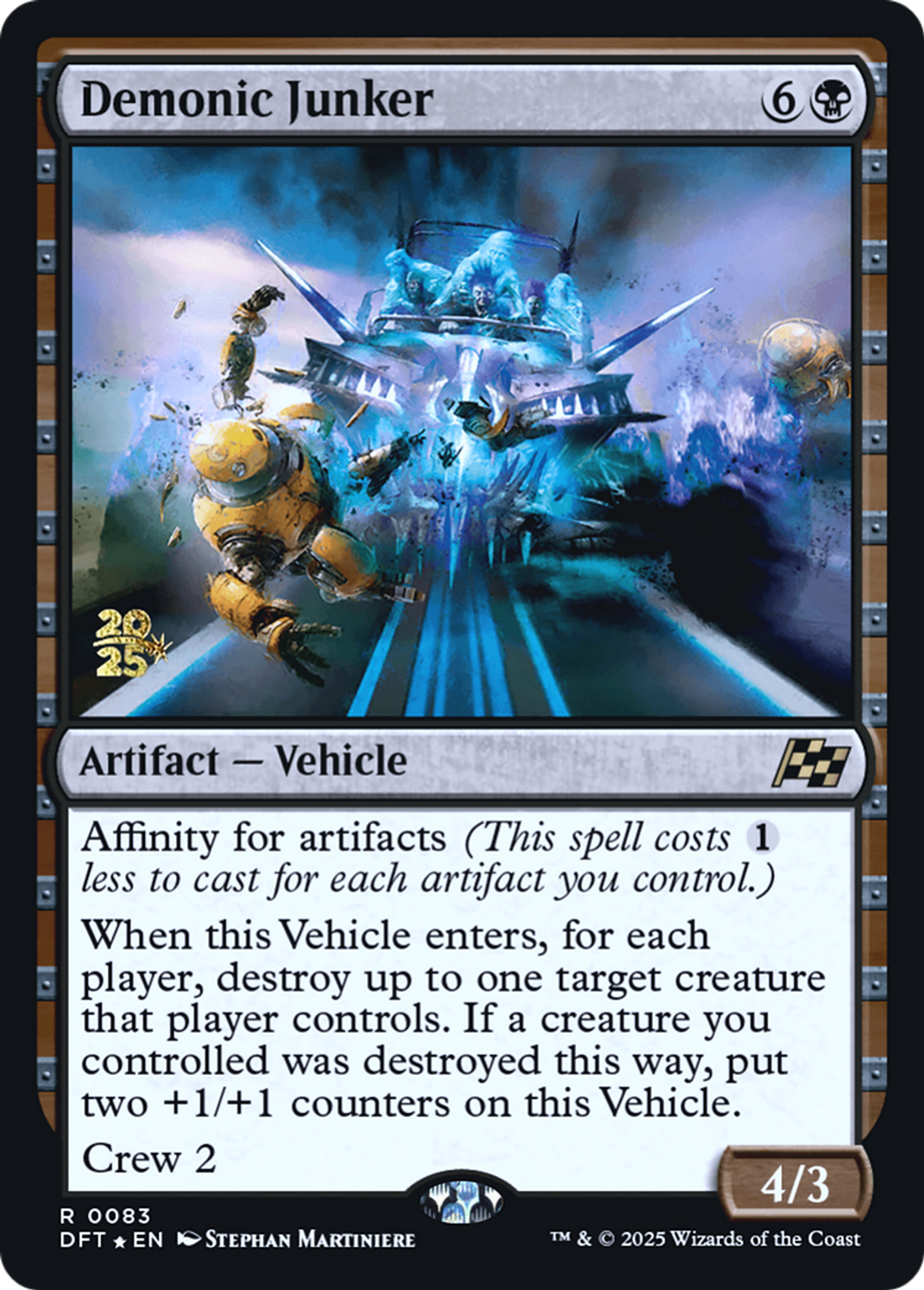 Demonic Junker — Aetherdrift Promos — Magic: The Gathering