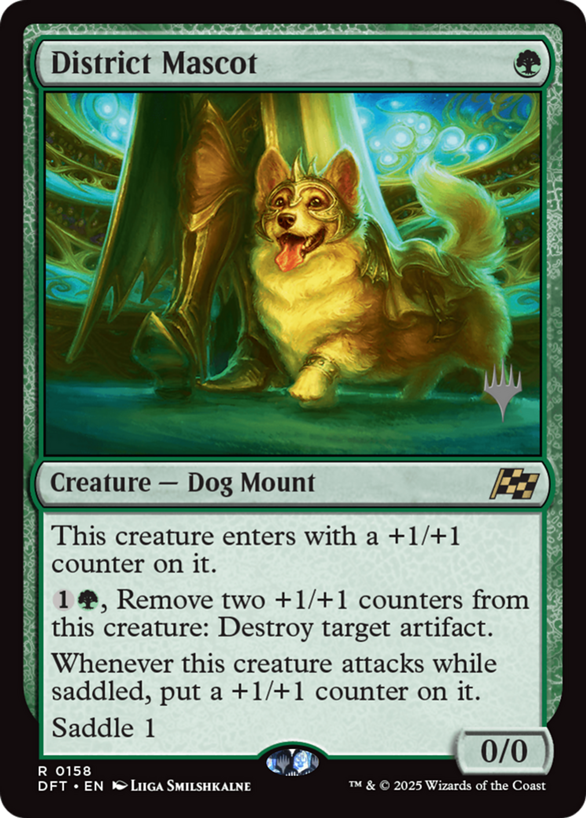 District Mascot — Aetherdrift Promos — Magic: The Gathering