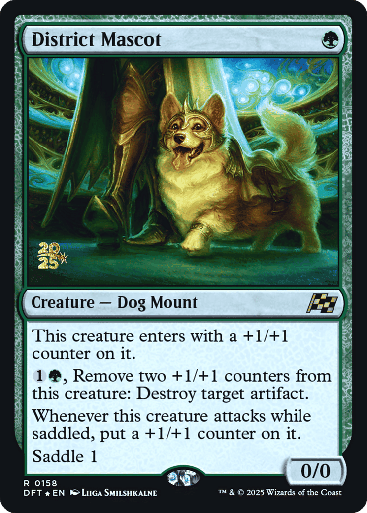 District Mascot — Aetherdrift Promos — Magic: The Gathering