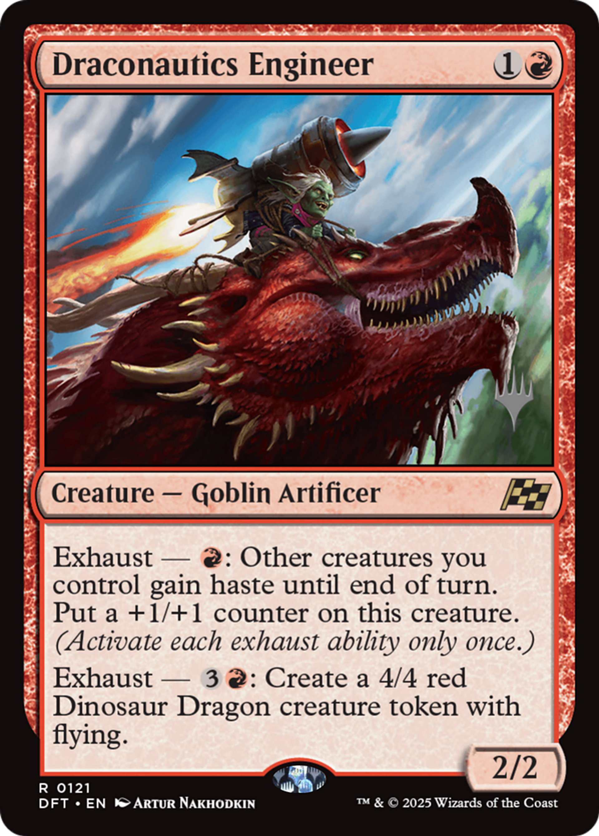 Draconautics Engineer — Aetherdrift Promos — Magic: The Gathering