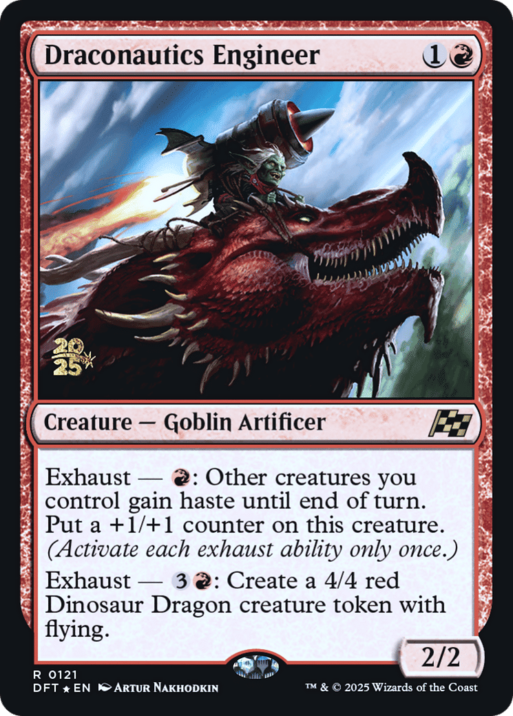 Draconautics Engineer — Aetherdrift Promos — Magic: The Gathering