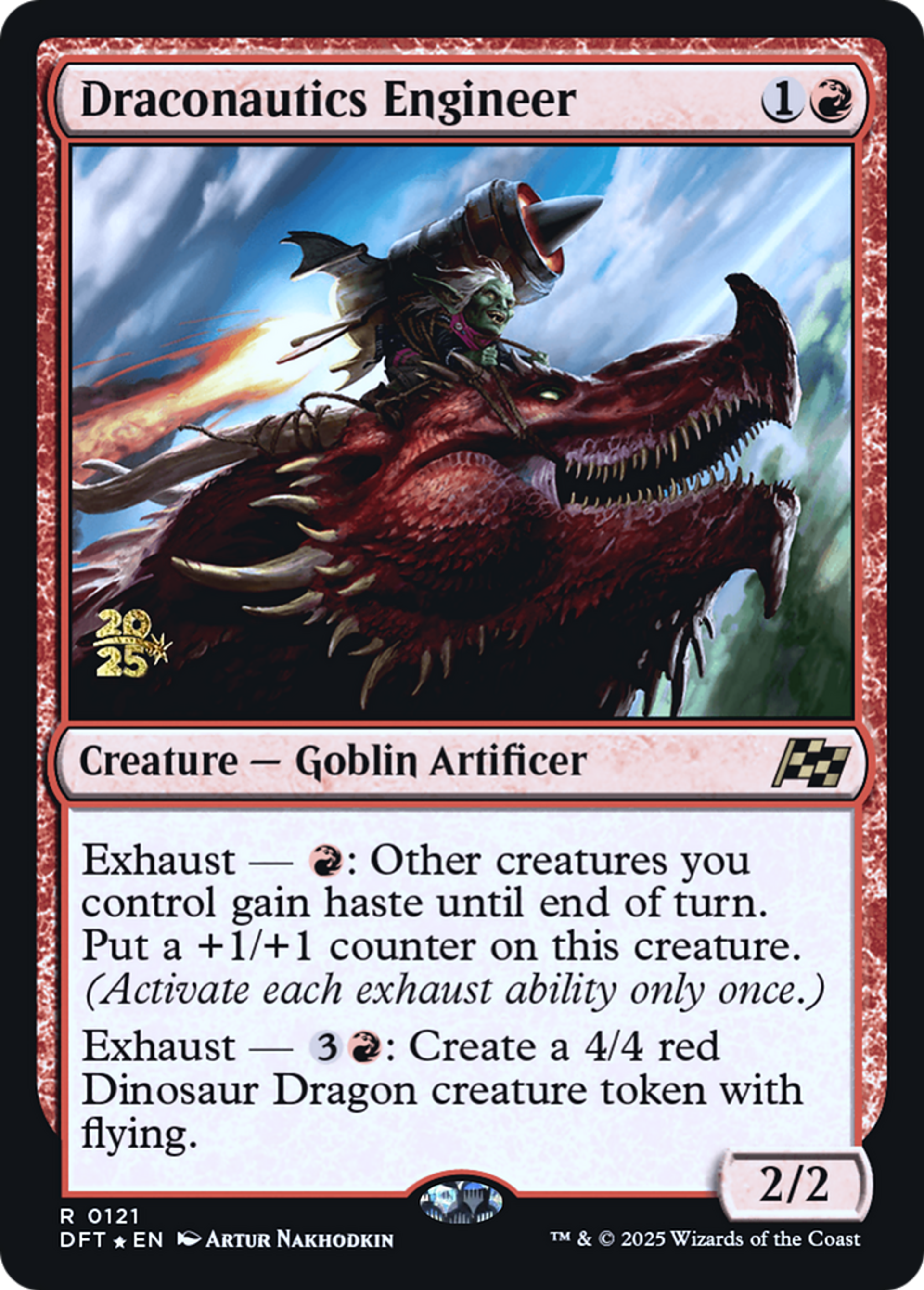 Draconautics Engineer — Aetherdrift Promos — Magic: The Gathering