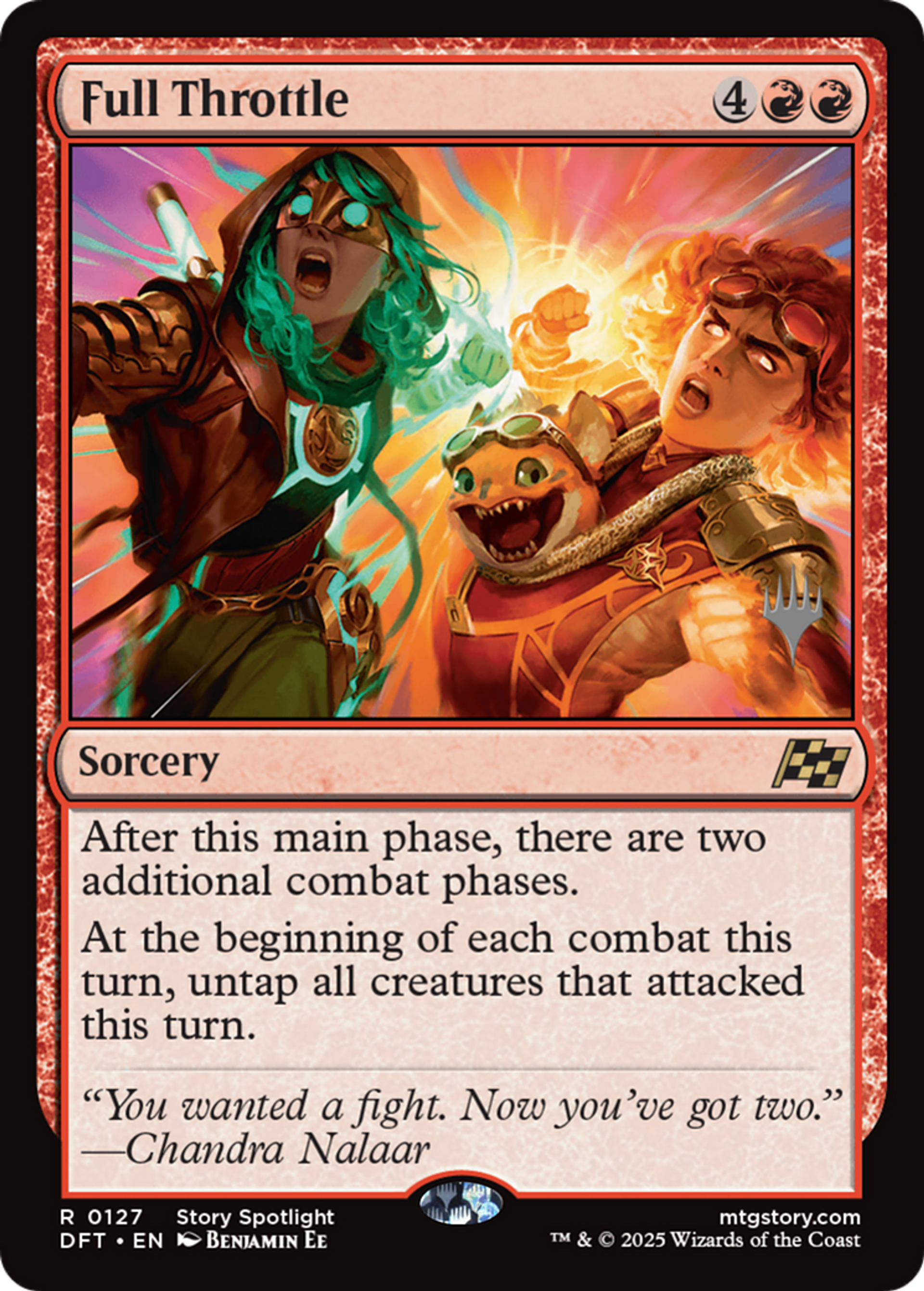Full Throttle — Aetherdrift Promos — Magic: The Gathering