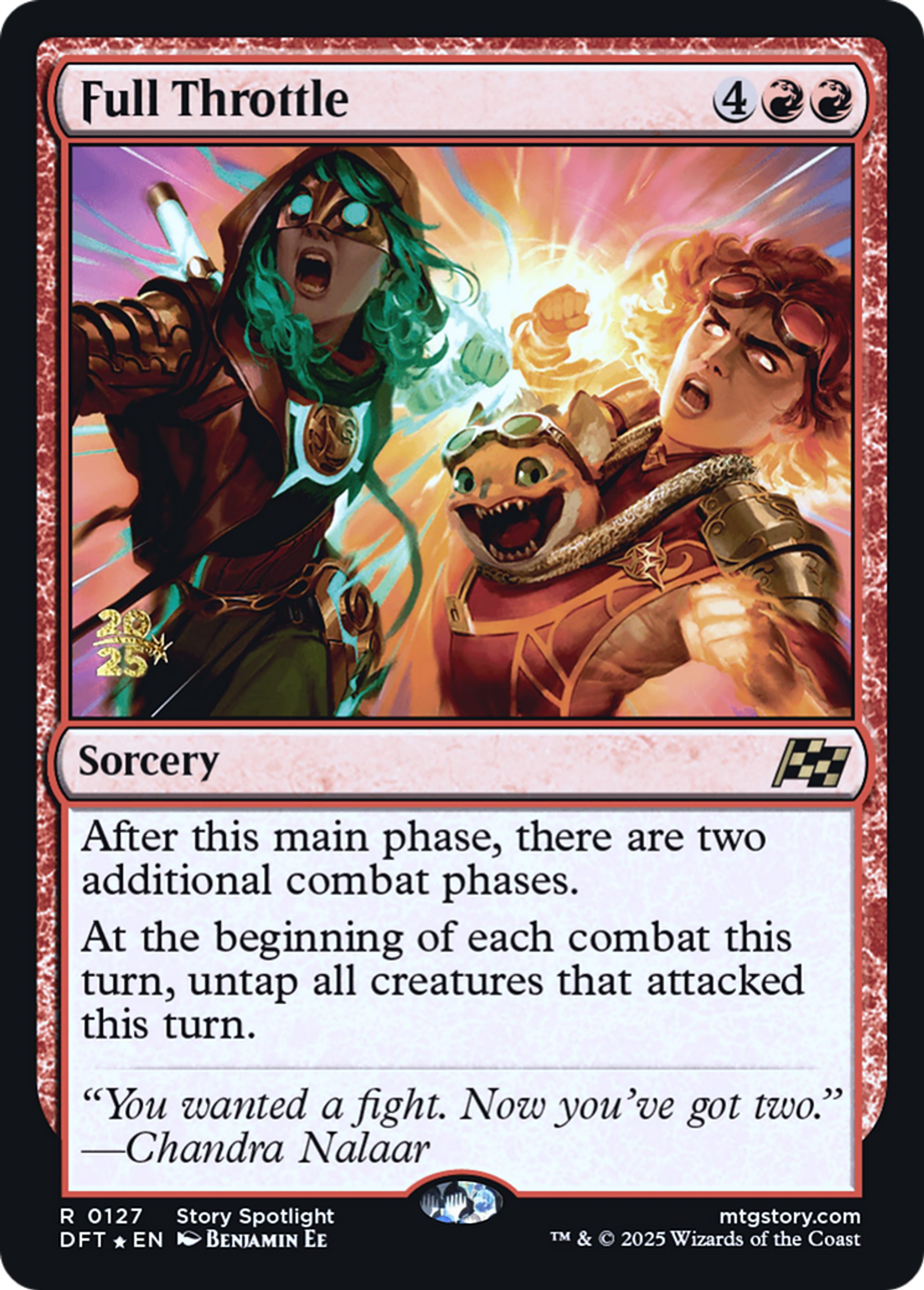 Full Throttle — Aetherdrift Promos — Magic: The Gathering
