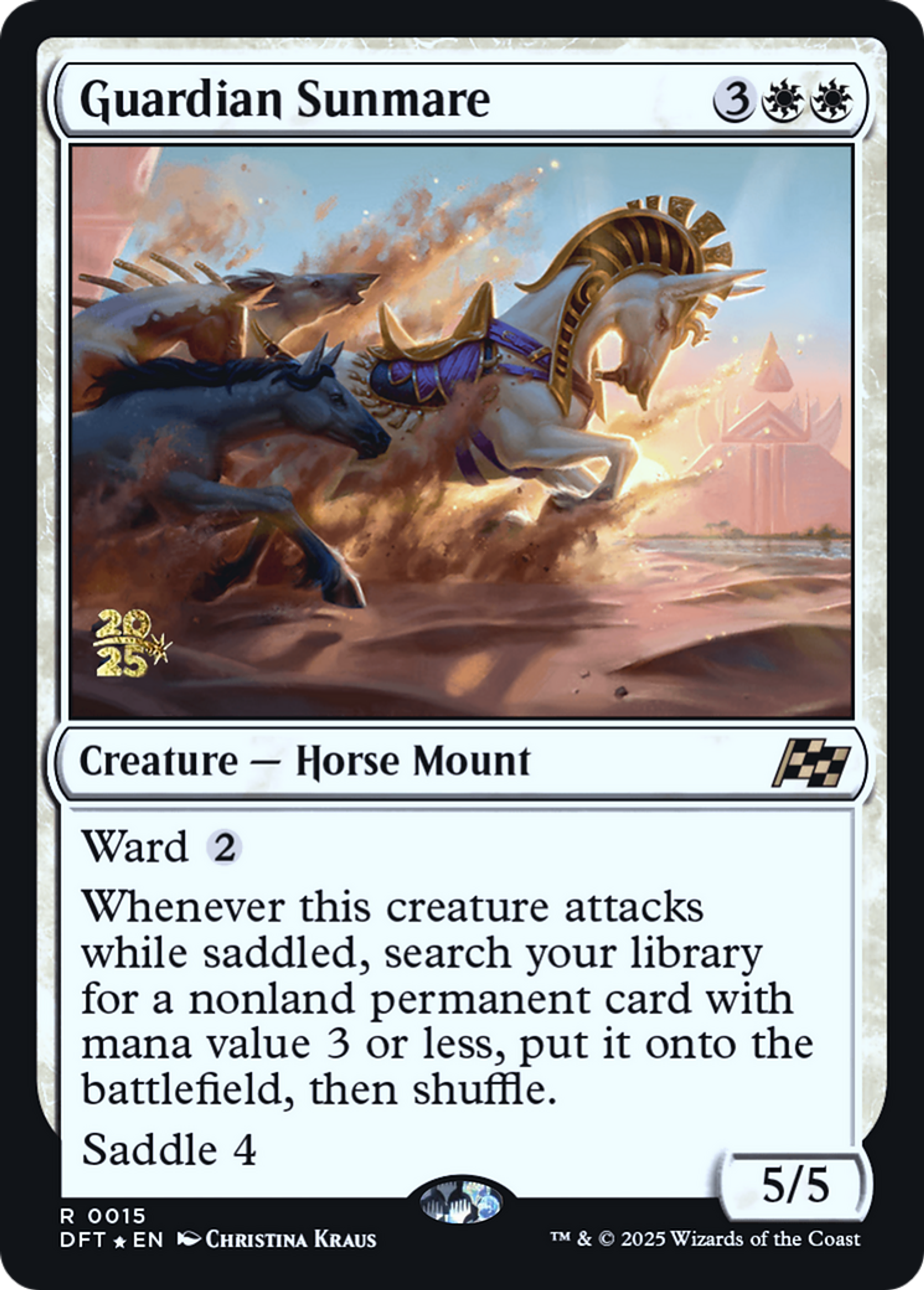 Guardian Sunmare — Aetherdrift Promos — Magic: The Gathering