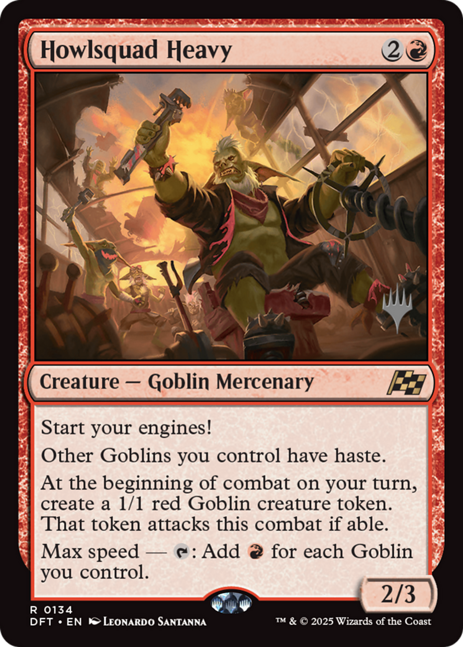 Howlsquad Heavy — Aetherdrift Promos — Magic: The Gathering
