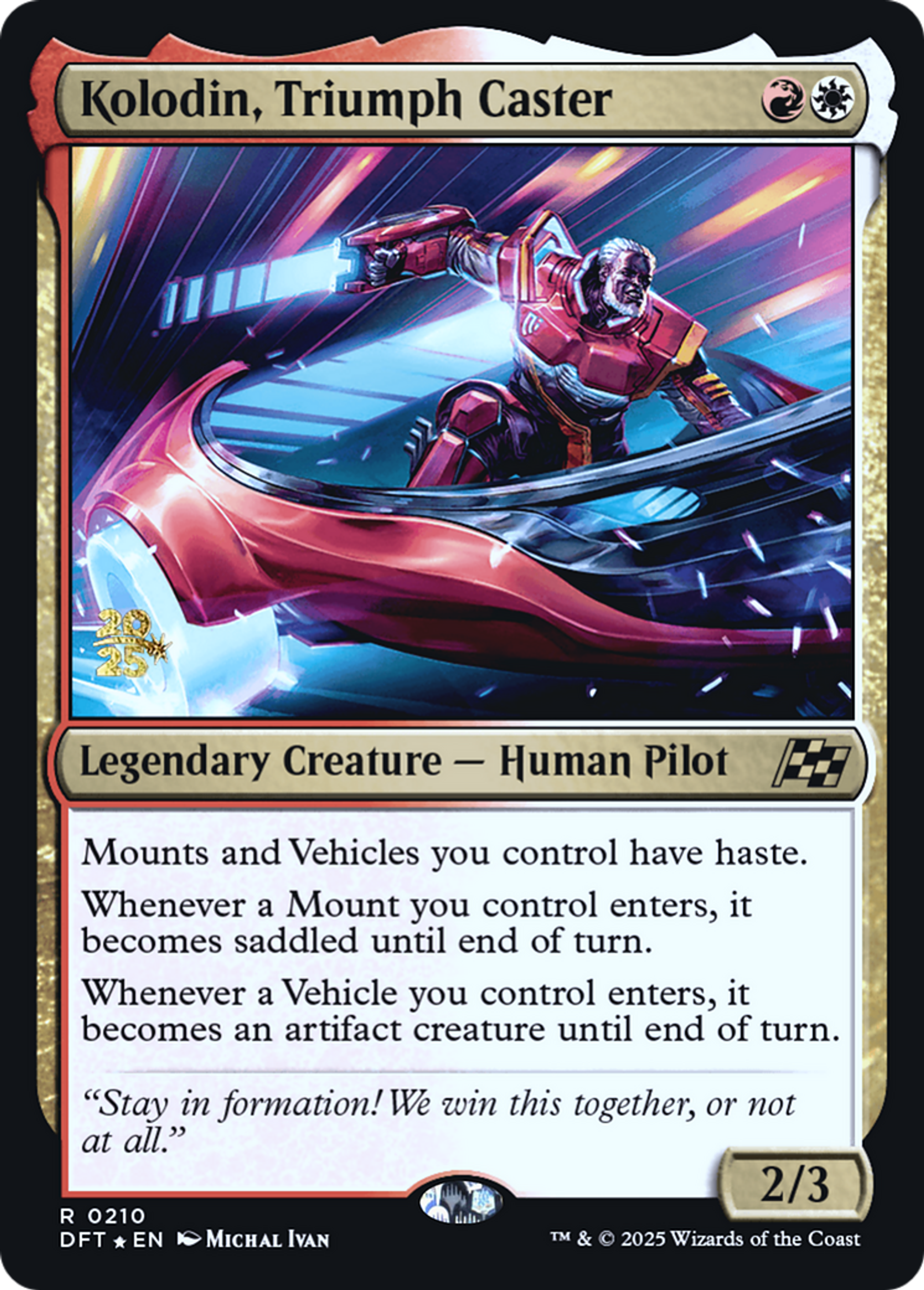Kolodin, Triumph Caster — Aetherdrift Promos — Magic: The Gathering