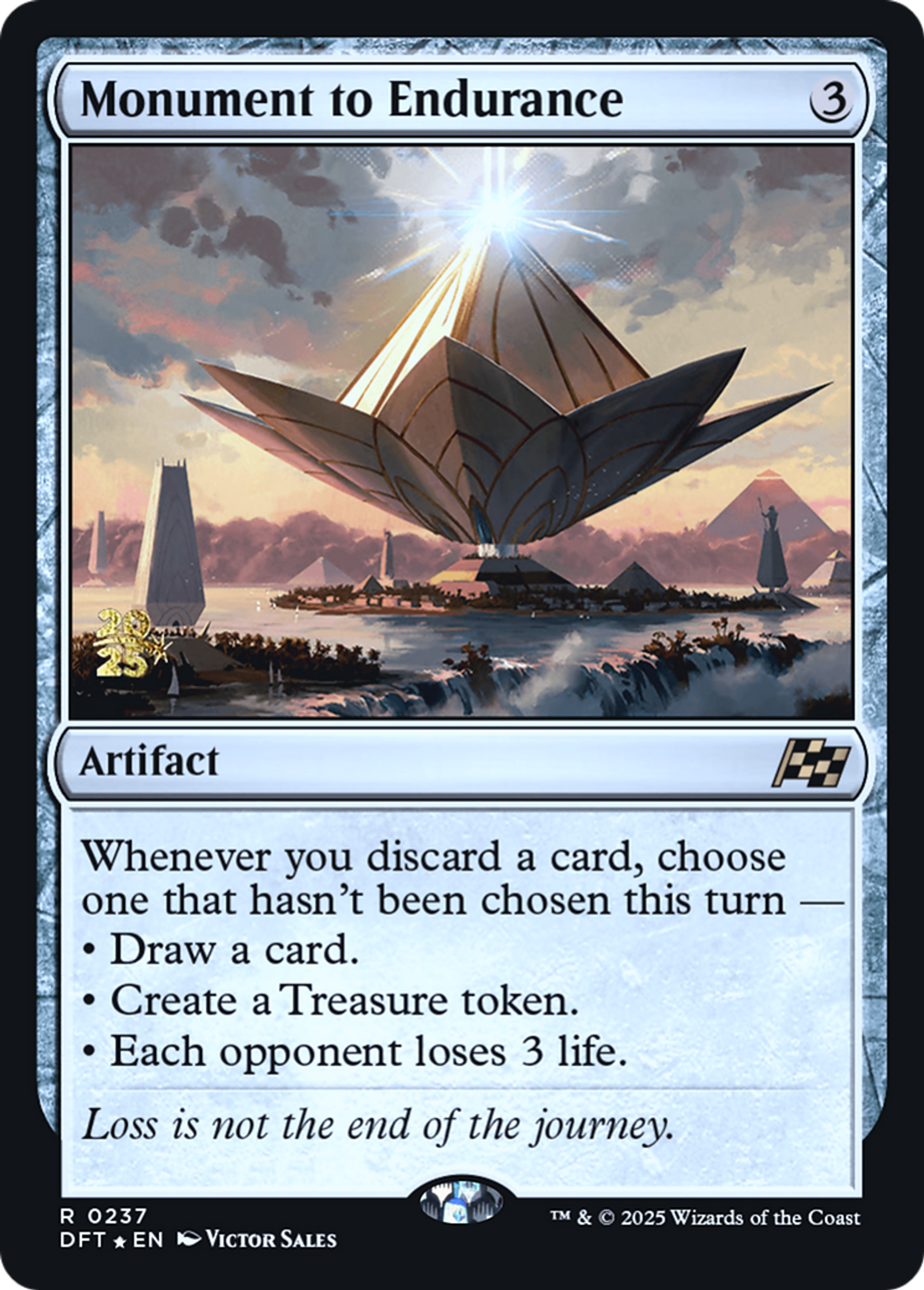 Monument to Endurance — Aetherdrift Promos — Magic: The Gathering