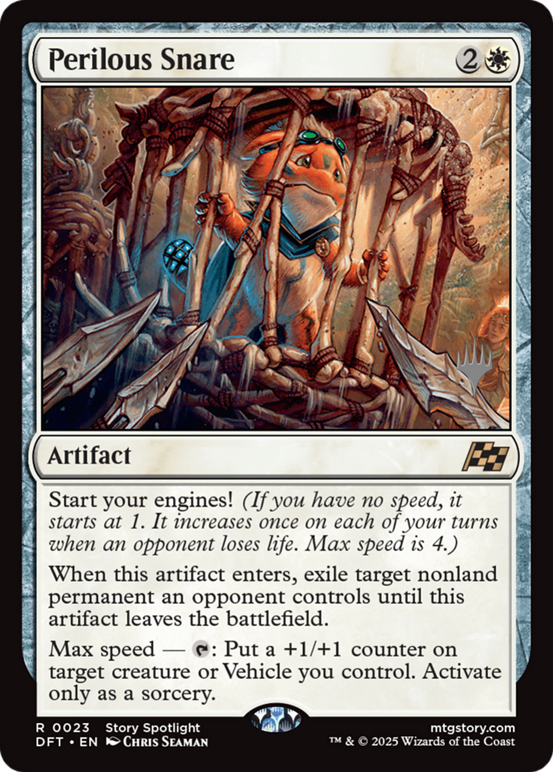Perilous Snare — Aetherdrift Promos — Magic: The Gathering