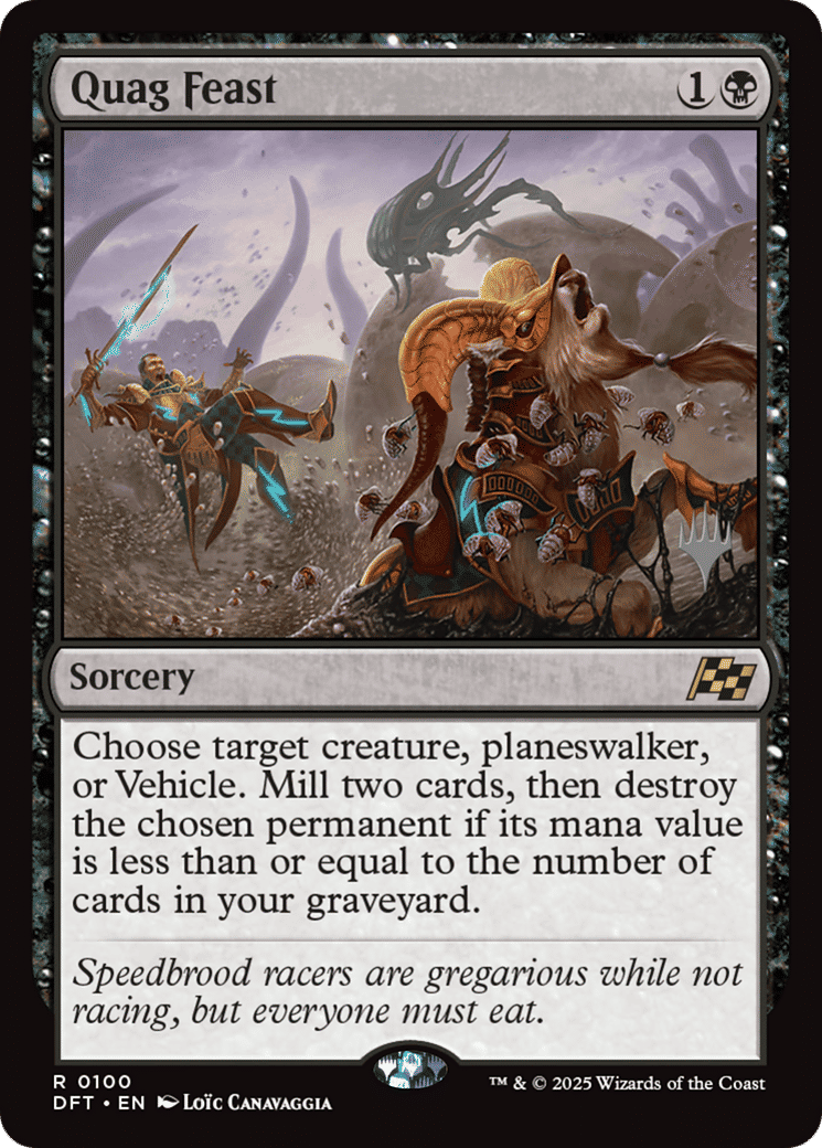 Quag Feast — Aetherdrift Promos — Magic: The Gathering