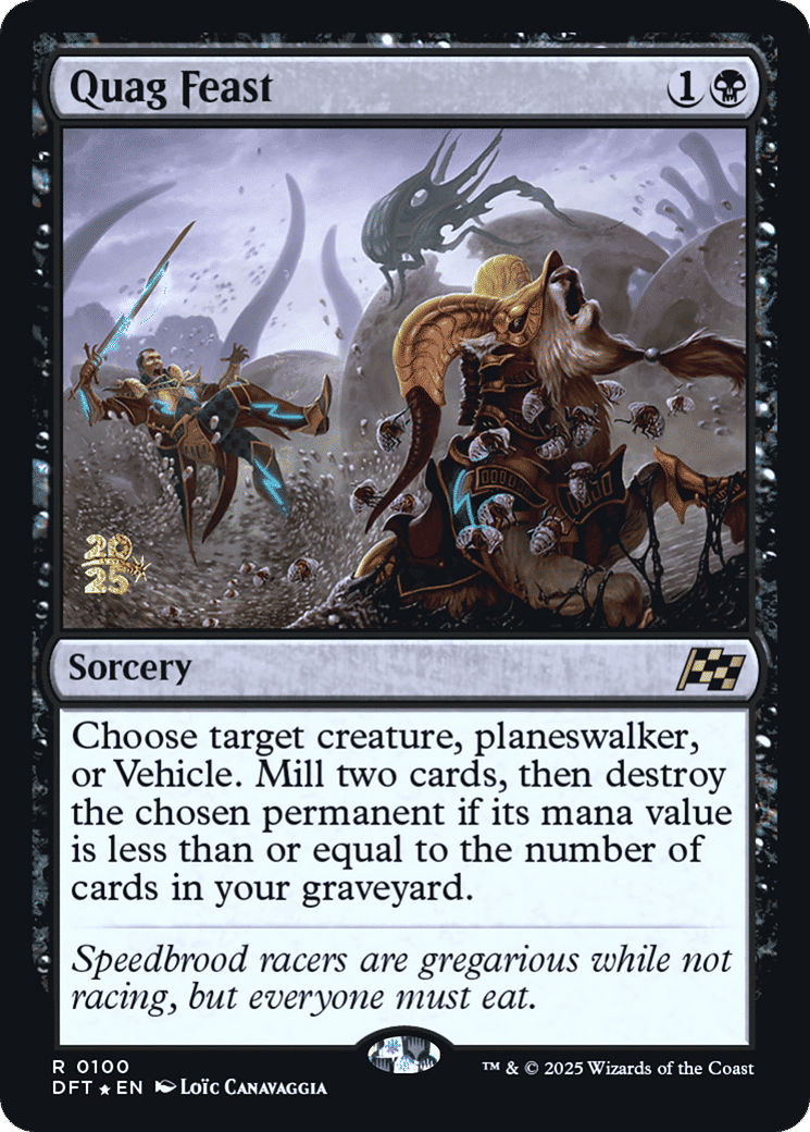 Quag Feast — Aetherdrift Promos — Magic: The Gathering