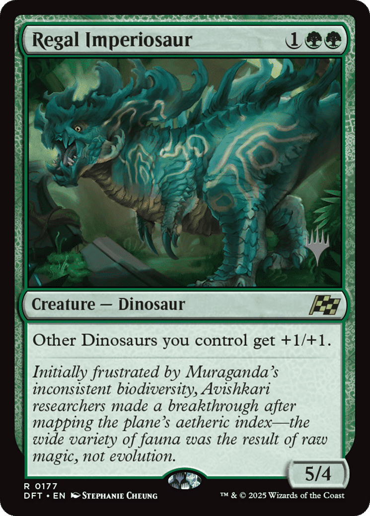 Regal Imperiosaur — Aetherdrift Promos — Magic: The Gathering