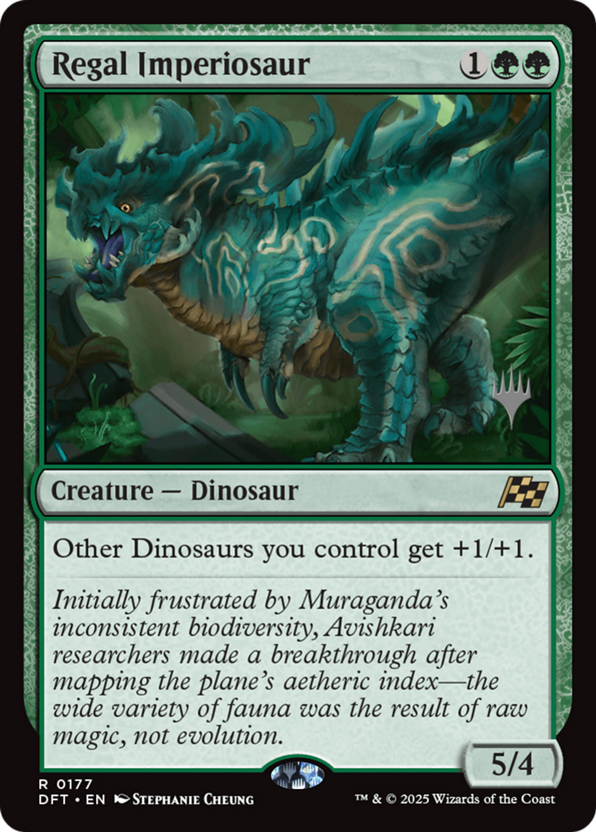 Regal Imperiosaur — Aetherdrift Promos — Magic: The Gathering