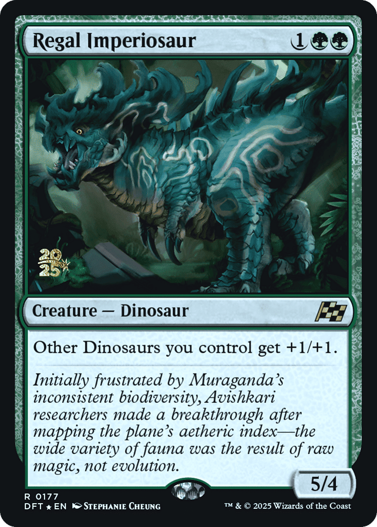Regal Imperiosaur — Aetherdrift Promos — Magic: The Gathering