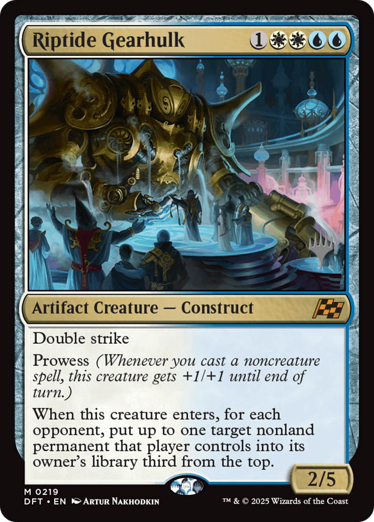 Riptide Gearhulk — Aetherdrift Promos — Magic: The Gathering