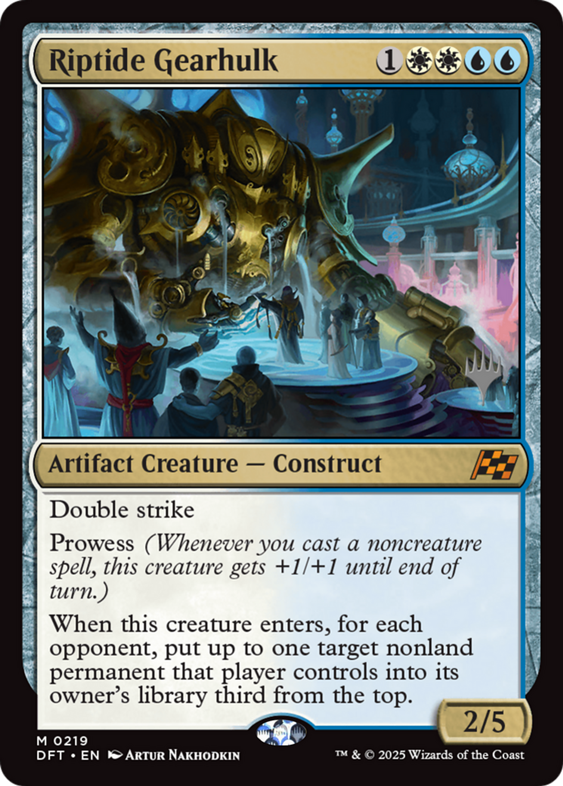 Riptide Gearhulk — Aetherdrift Promos — Magic: The Gathering