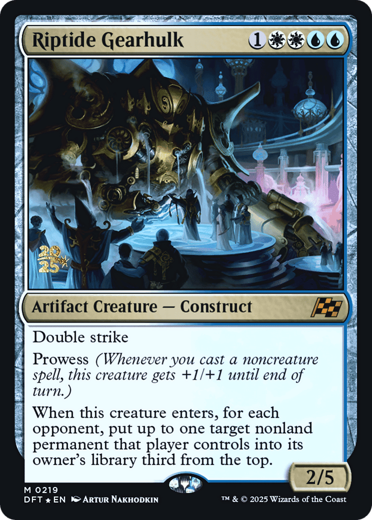 Riptide Gearhulk — Aetherdrift Promos — Magic: The Gathering