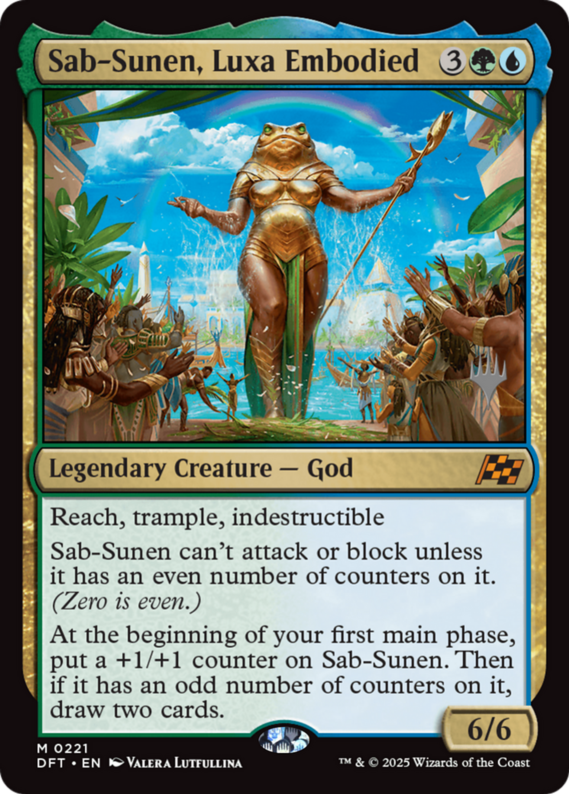 Sab-Sunen, Luxa Embodied — Aetherdrift Promos — Magic: The Gathering