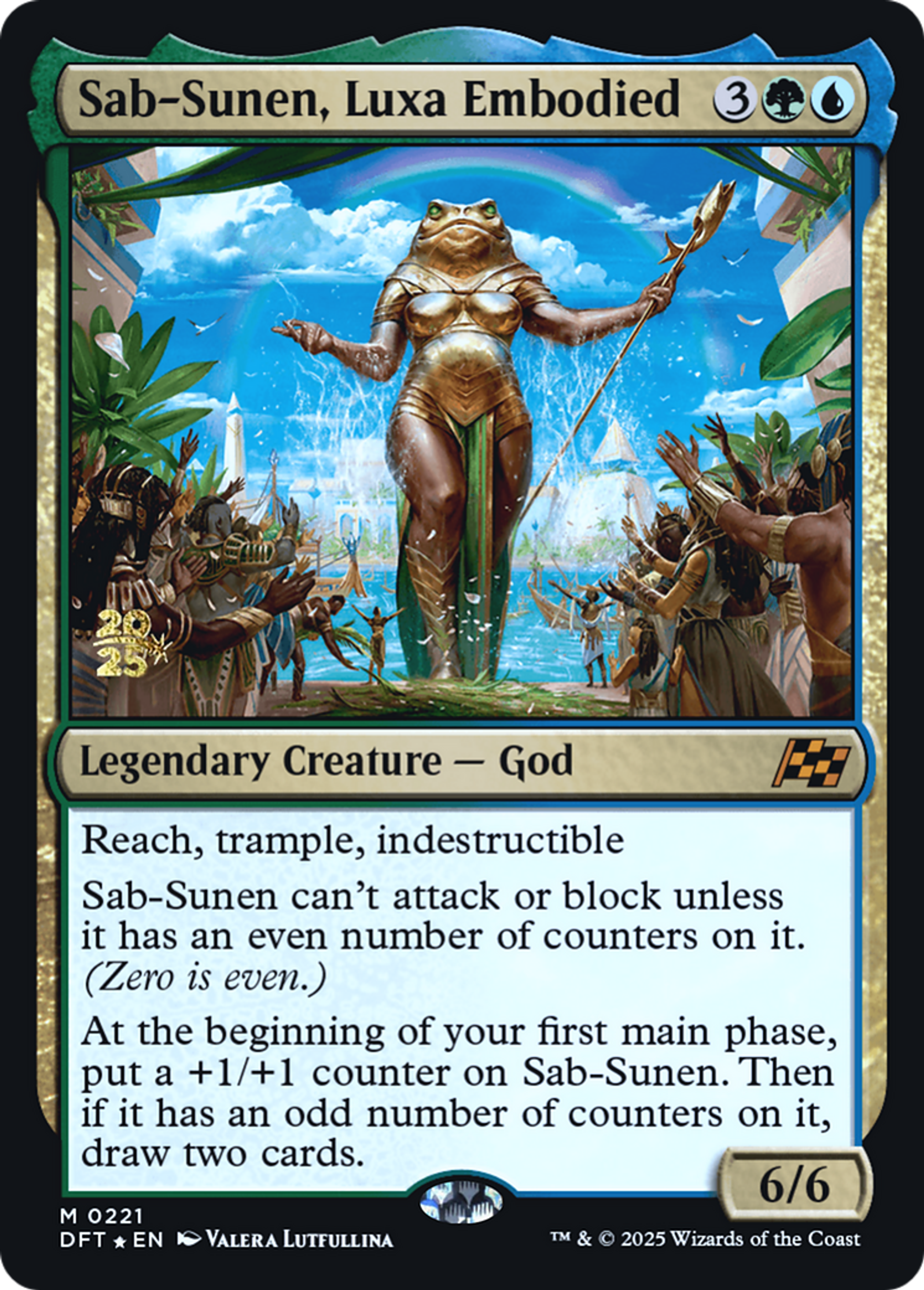 Sab-Sunen, Luxa Embodied — Aetherdrift Promos — Magic: The Gathering