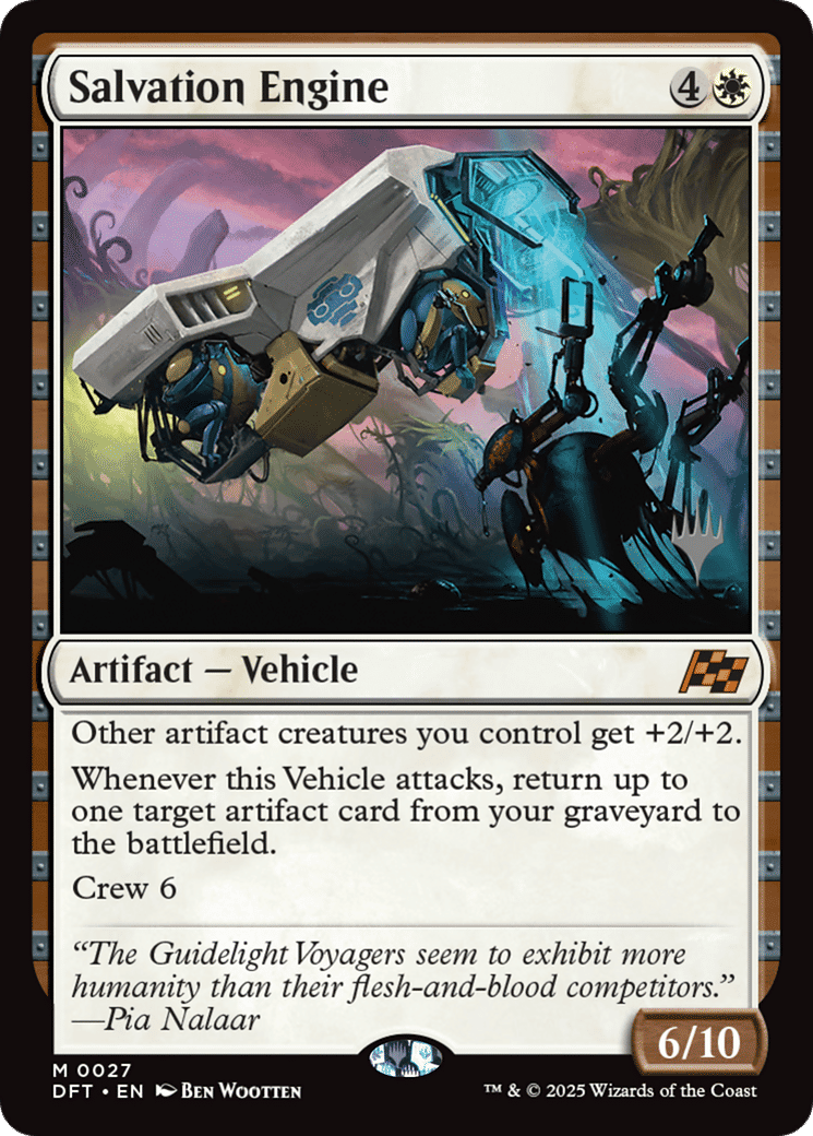 Salvation Engine — Aetherdrift Promos — Magic: The Gathering