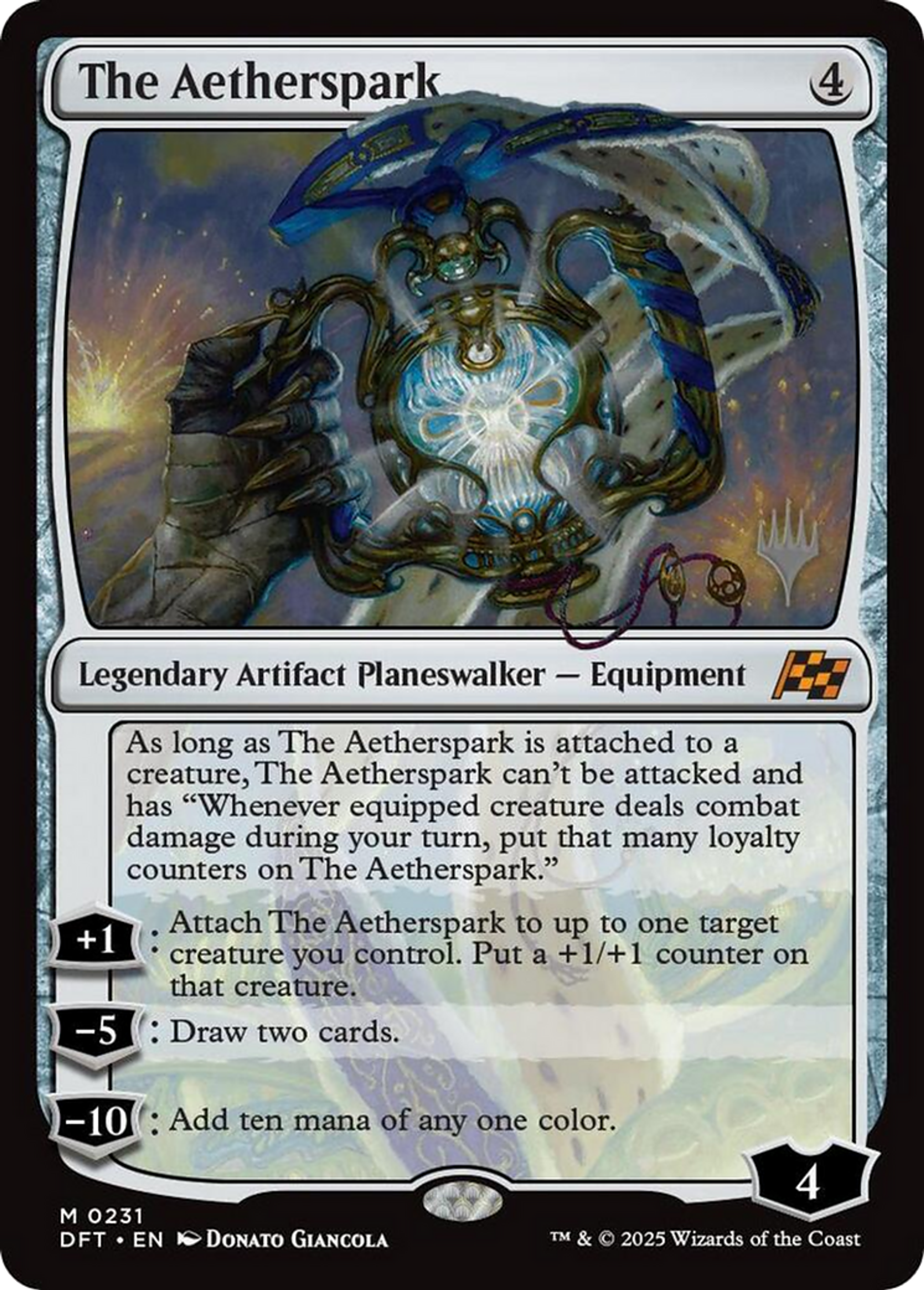 The Aetherspark — Aetherdrift Promos — Magic: The Gathering