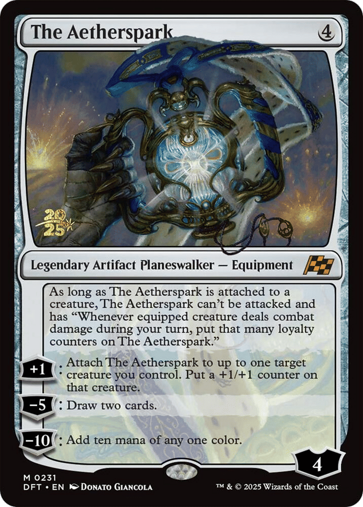 The Aetherspark — Aetherdrift Promos — Magic: The Gathering