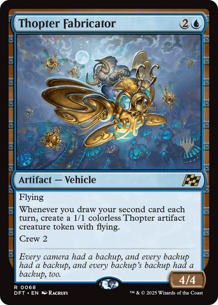 Thopter Fabricator — Aetherdrift Promos — Magic: The Gathering