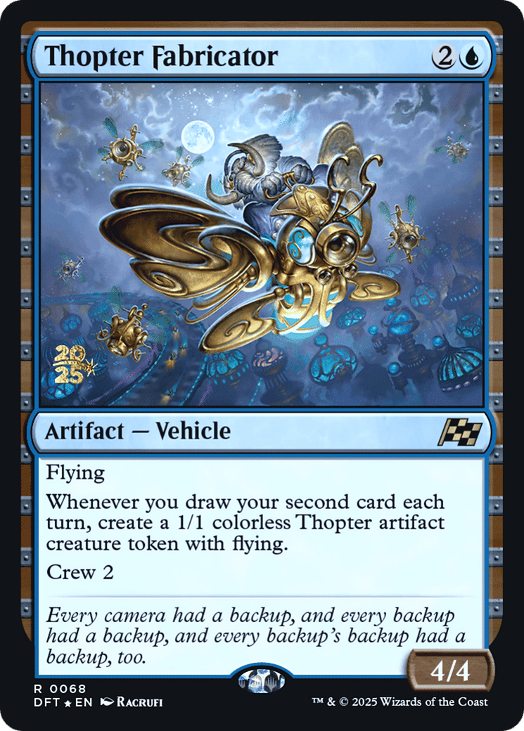 Thopter Fabricator — Aetherdrift Promos — Magic: The Gathering