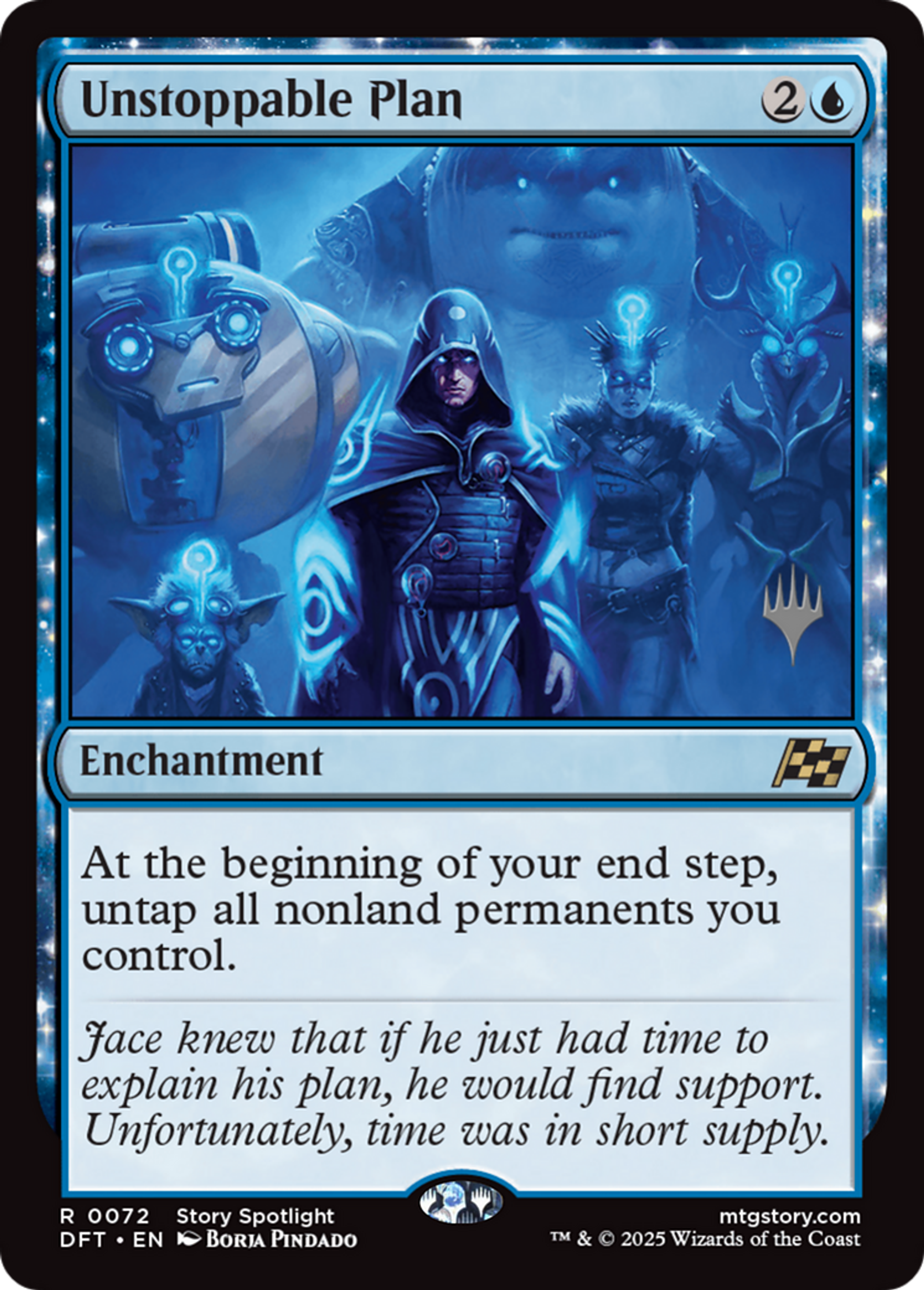 Unstoppable Plan — Aetherdrift Promos — Magic: The Gathering