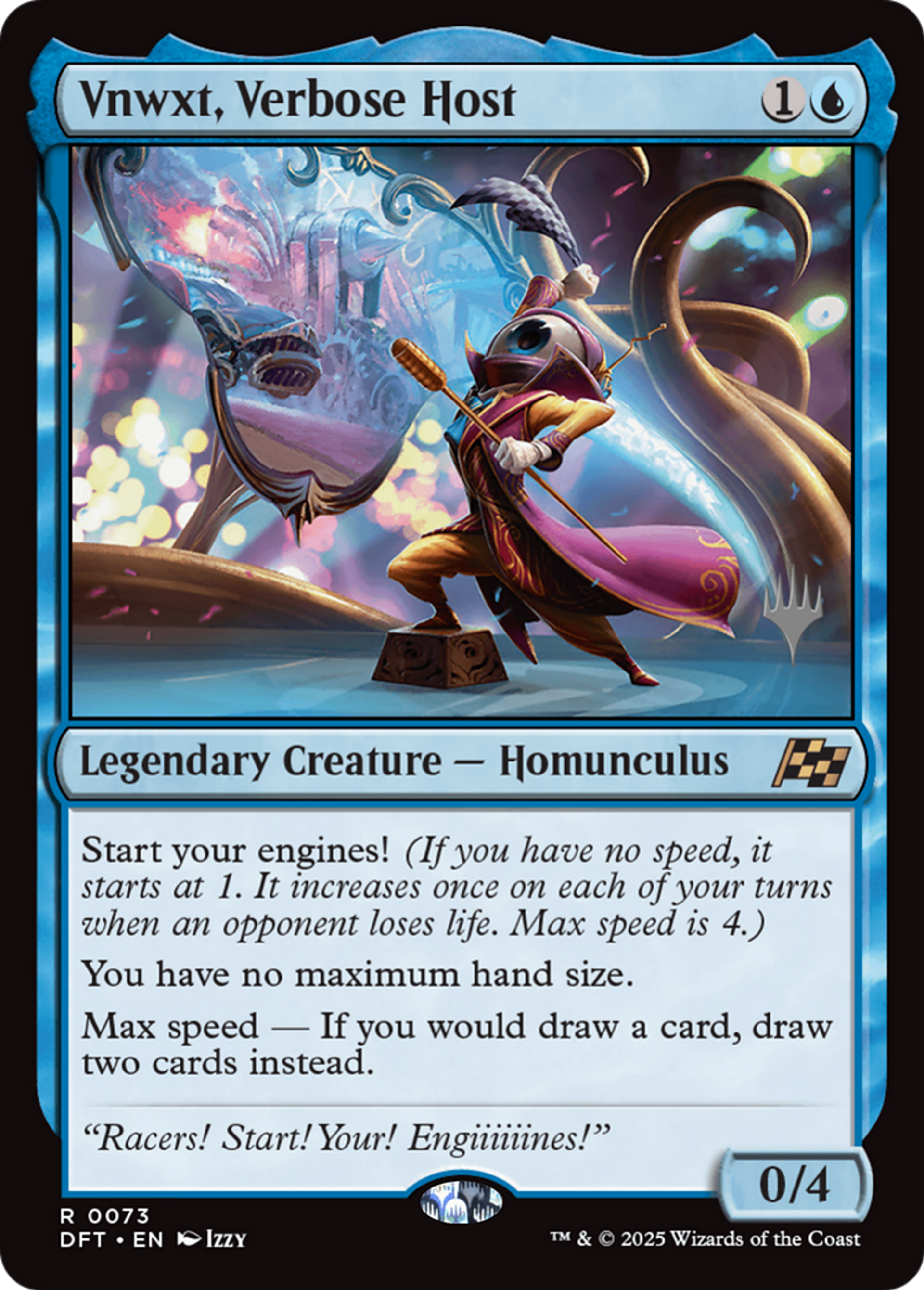 Vnwxt, Verbose Host — Aetherdrift Promos — Magic: The Gathering