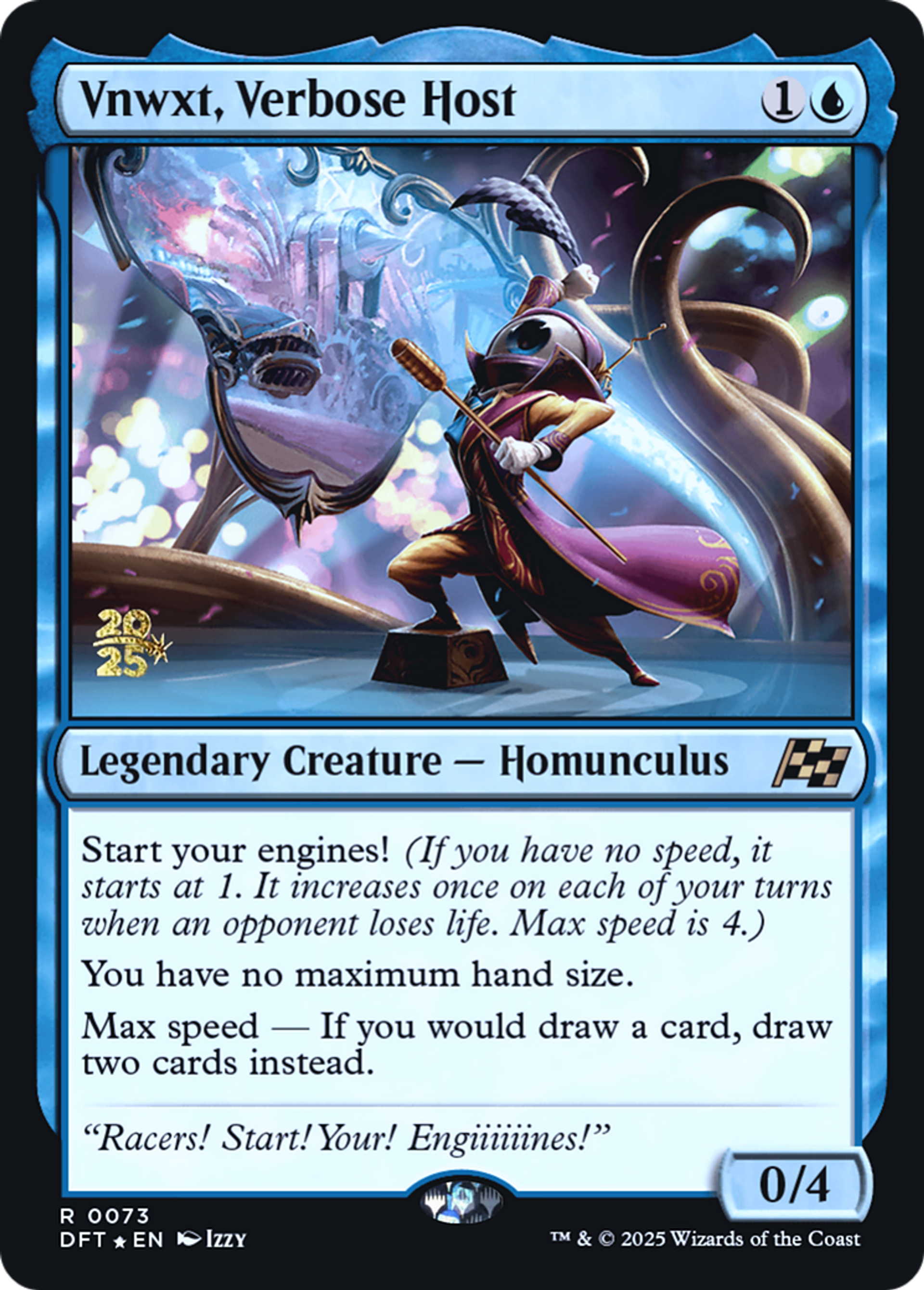Vnwxt, Verbose Host — Aetherdrift Promos — Magic: The Gathering