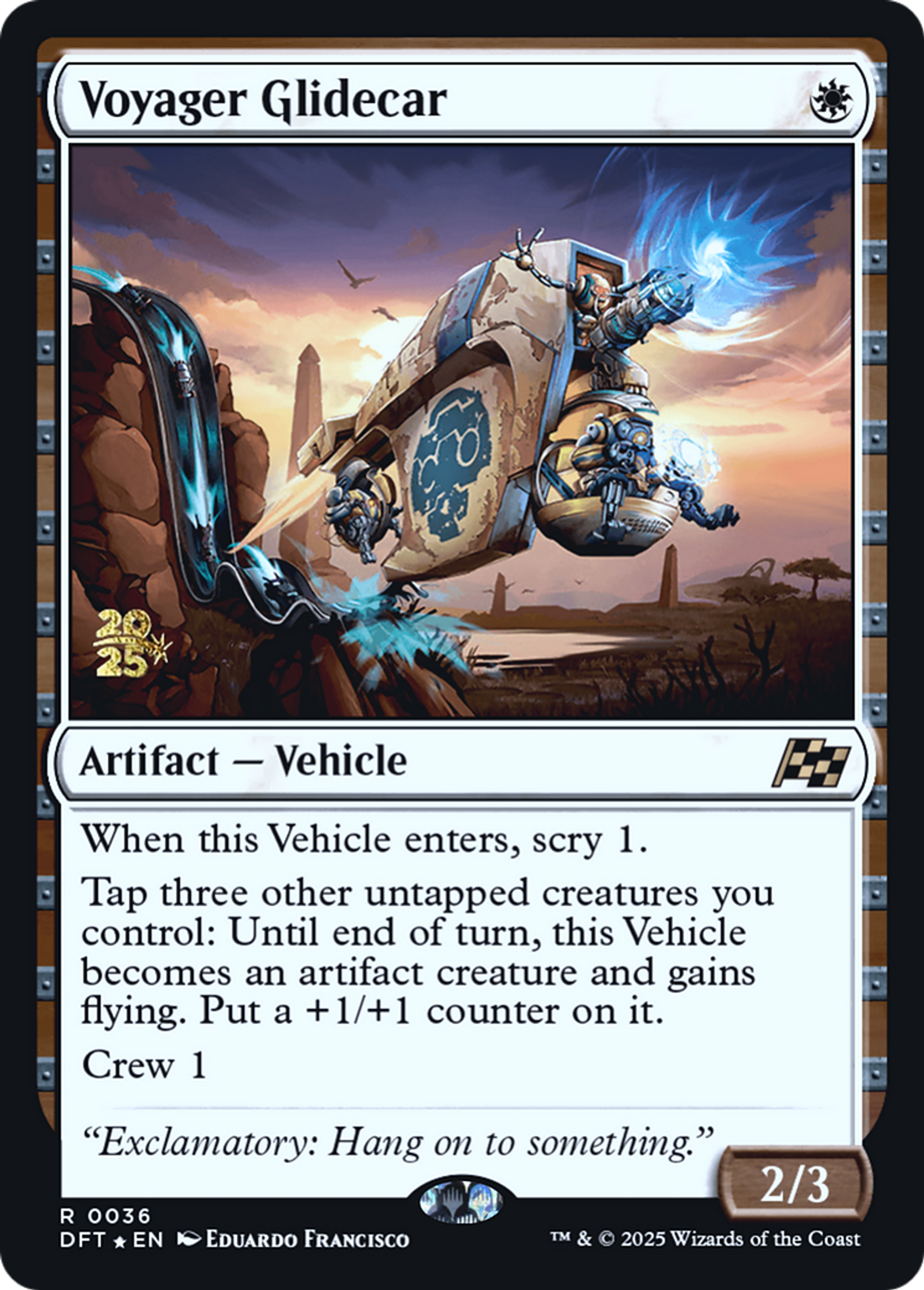 Voyager Glidecar — Aetherdrift Promos — Magic: The Gathering