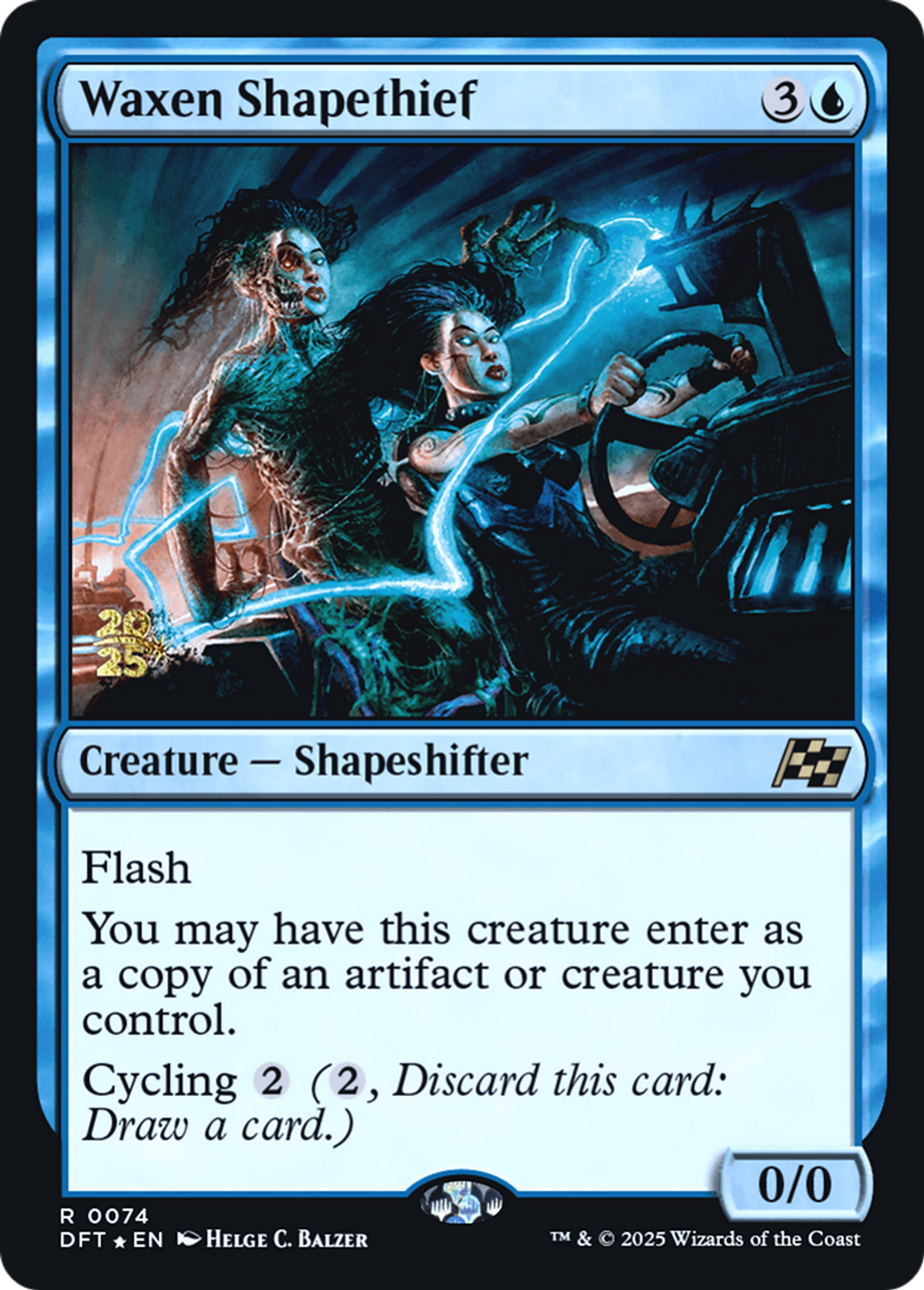 Waxen Shapethief — Aetherdrift Promos — Magic: The Gathering