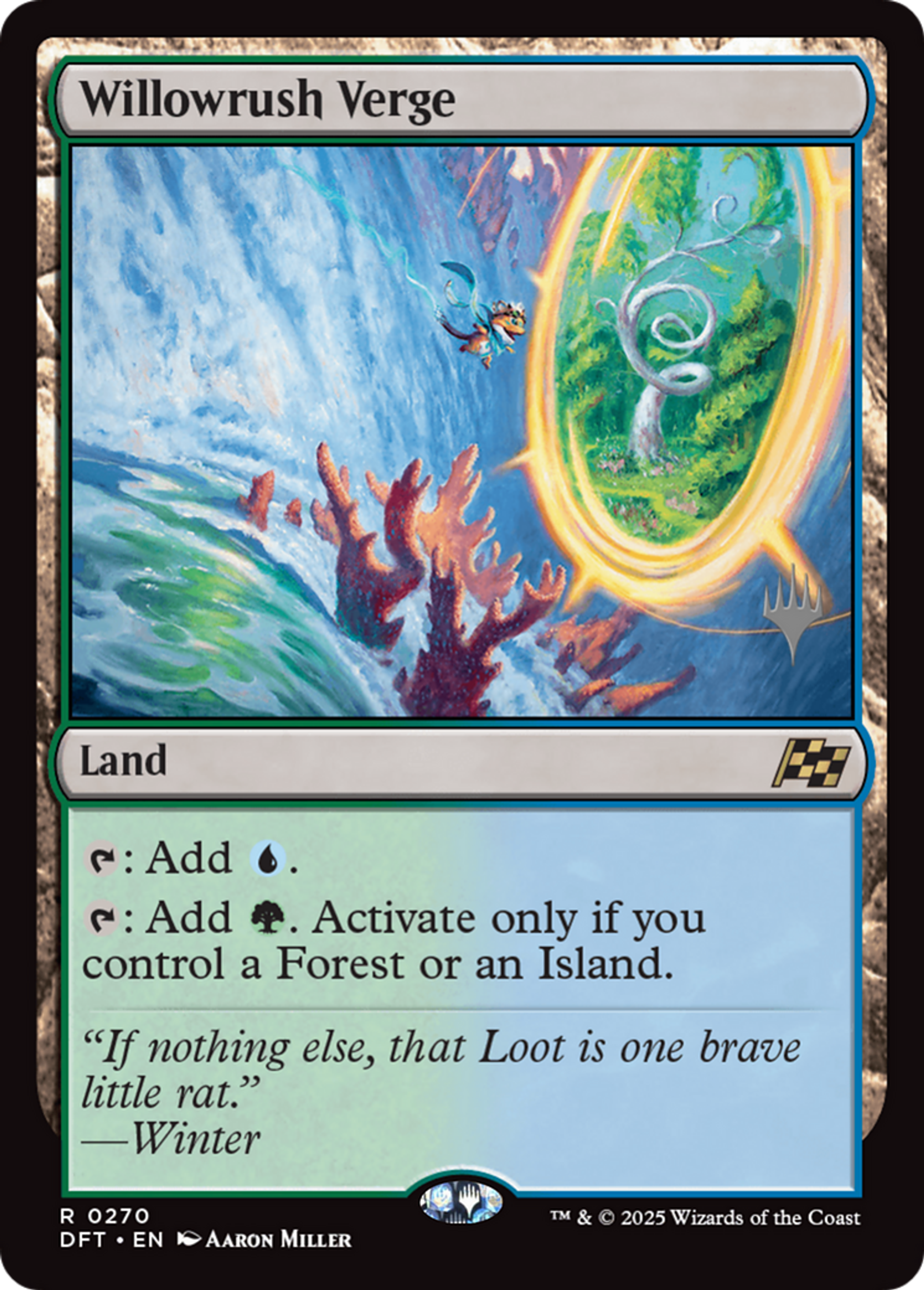 Willowrush Verge — Aetherdrift Promos — Magic: The Gathering