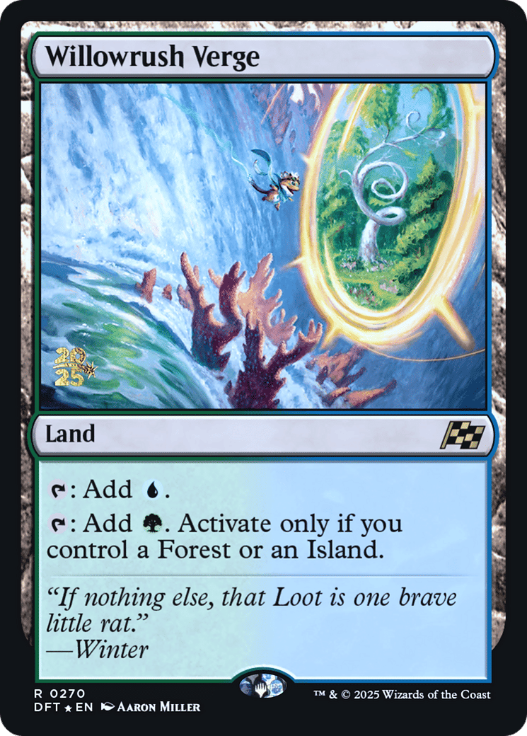 Willowrush Verge — Aetherdrift Promos — Magic: The Gathering